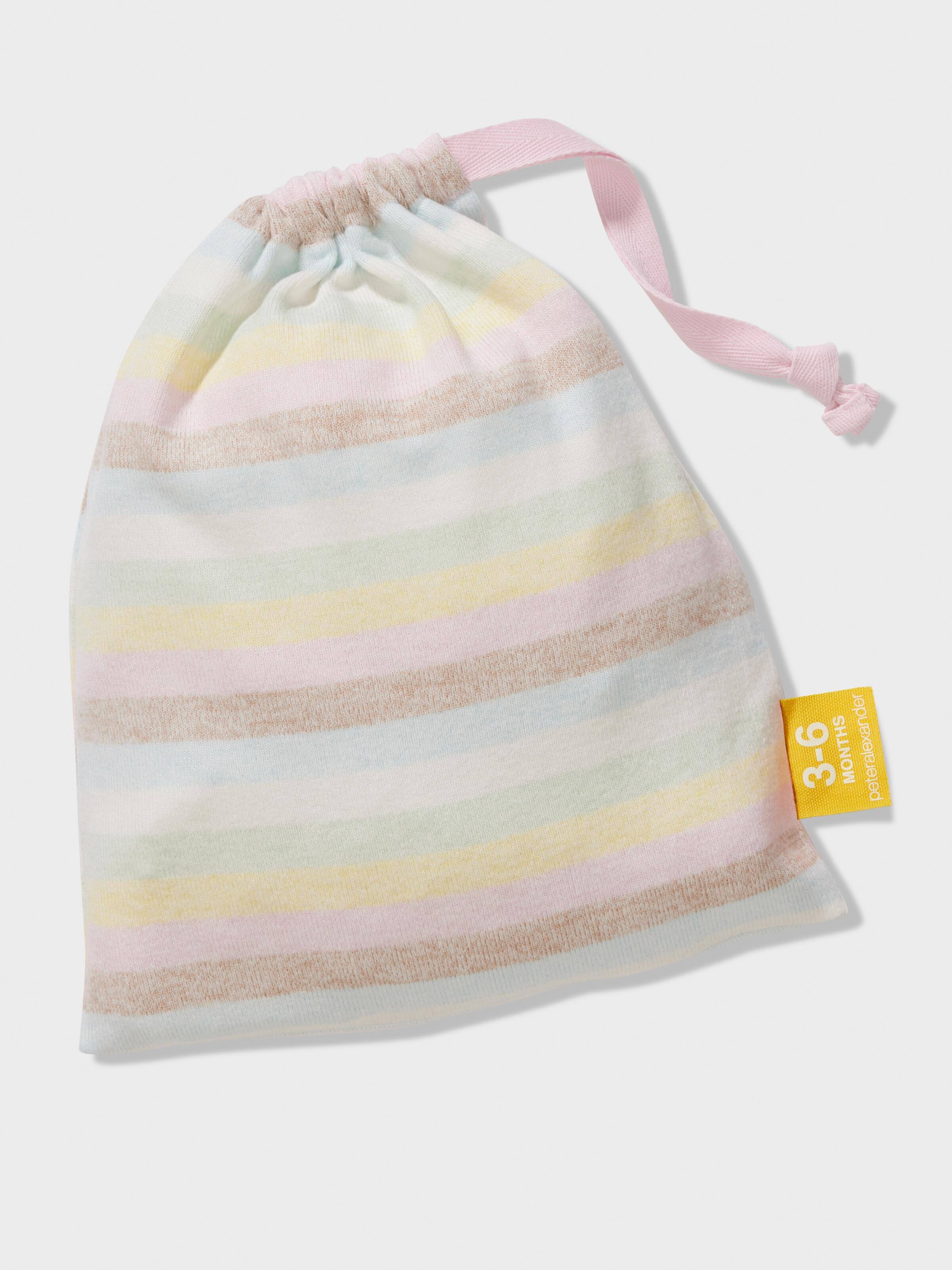 Image for Baby Fuzzy Stripe Pj Set from Peter Alexander