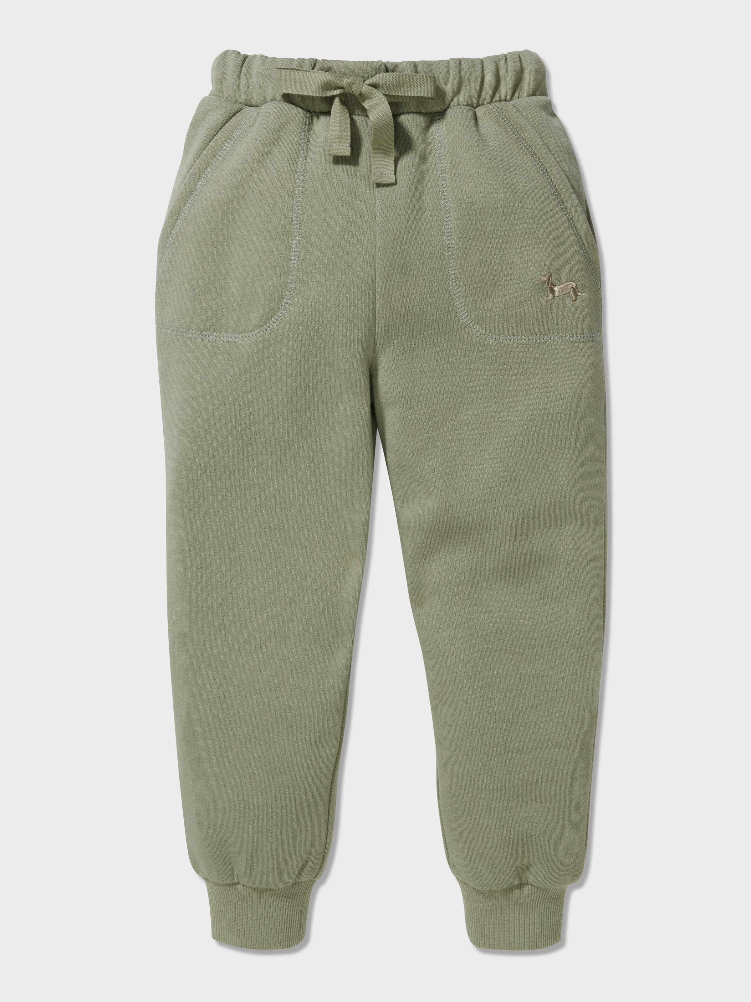 Boys Olive Track Pj Set