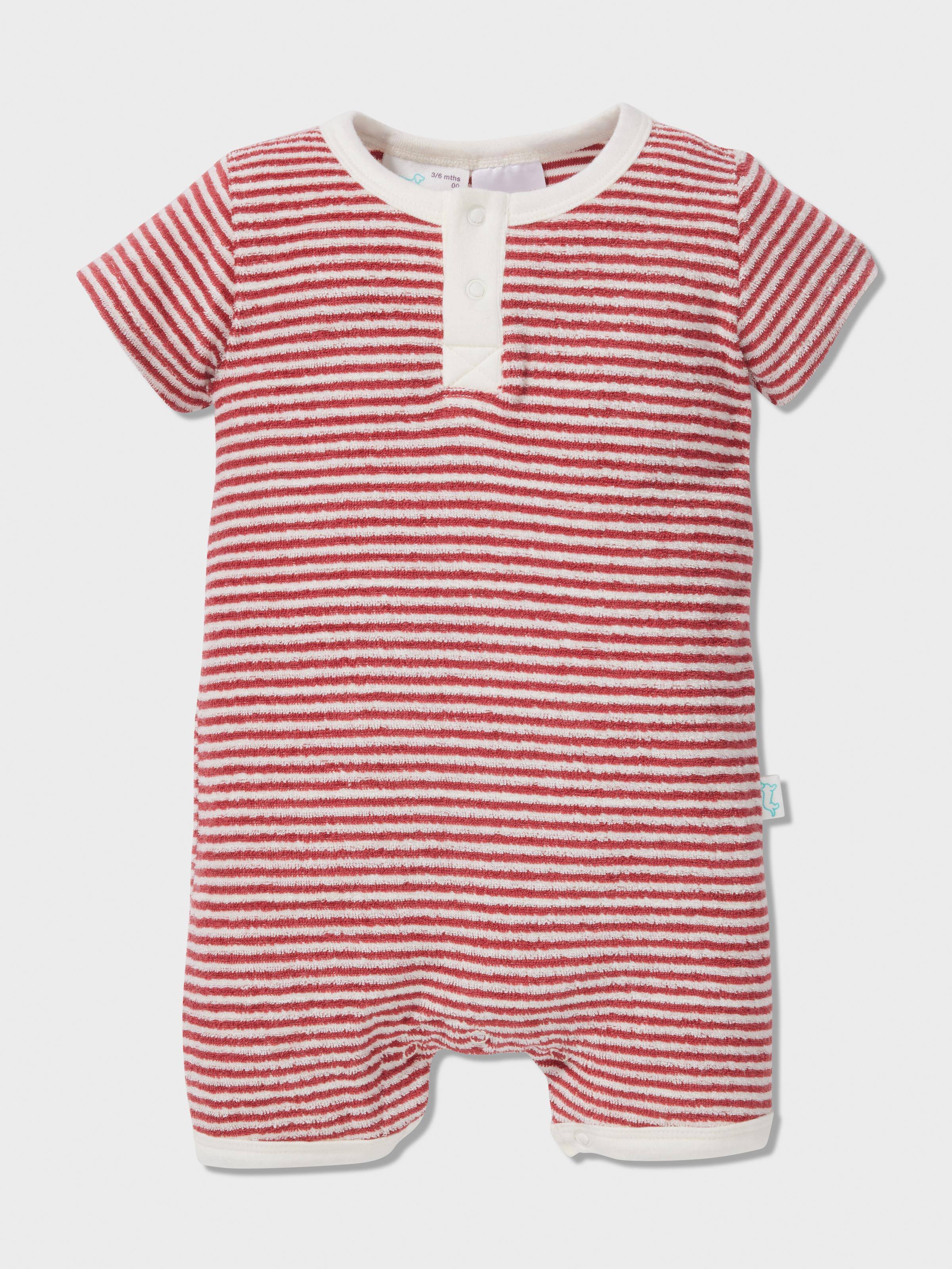 Baby Organic Stripe Romper