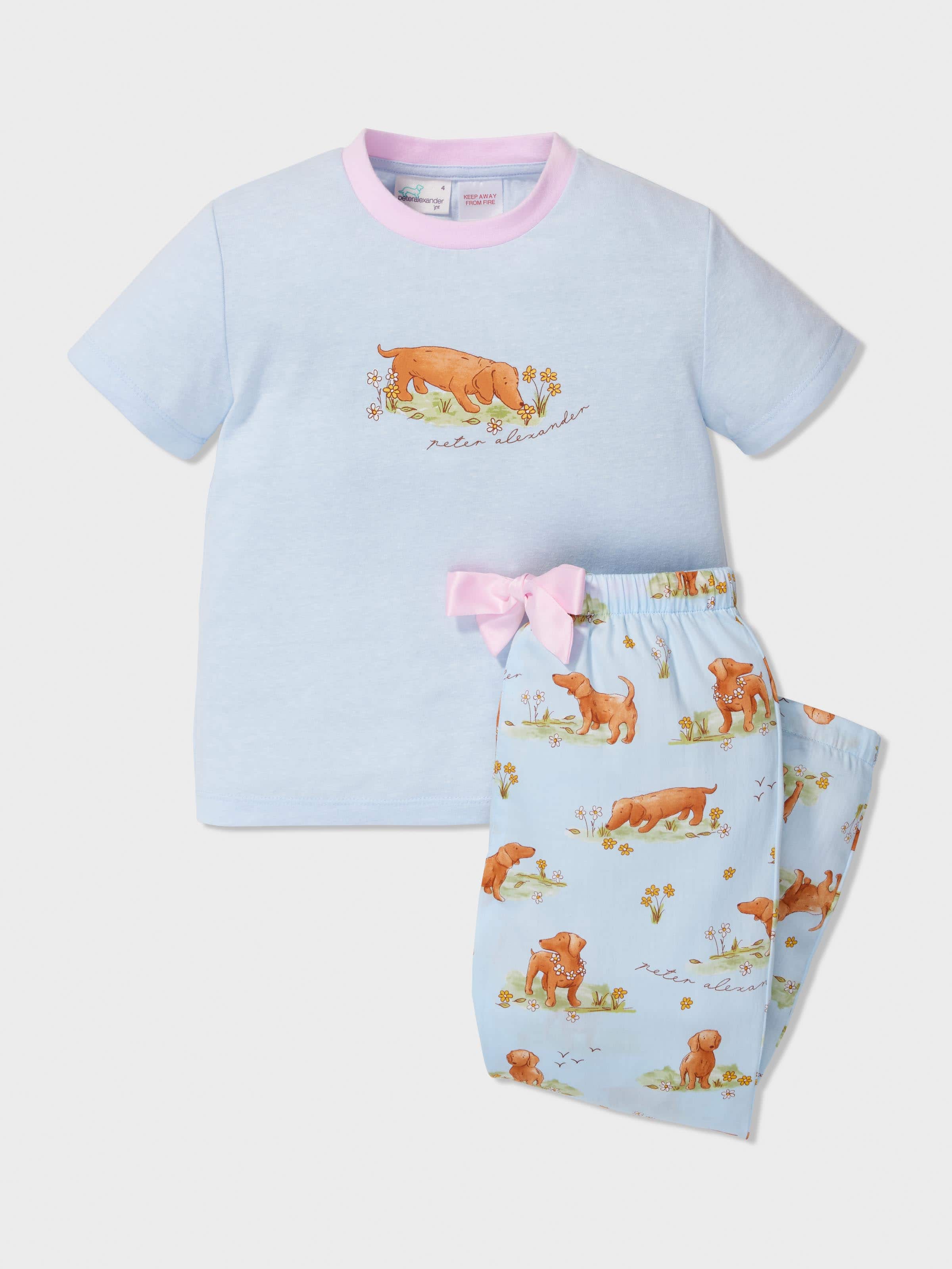 Girls Vintage Penny Print Pj Set