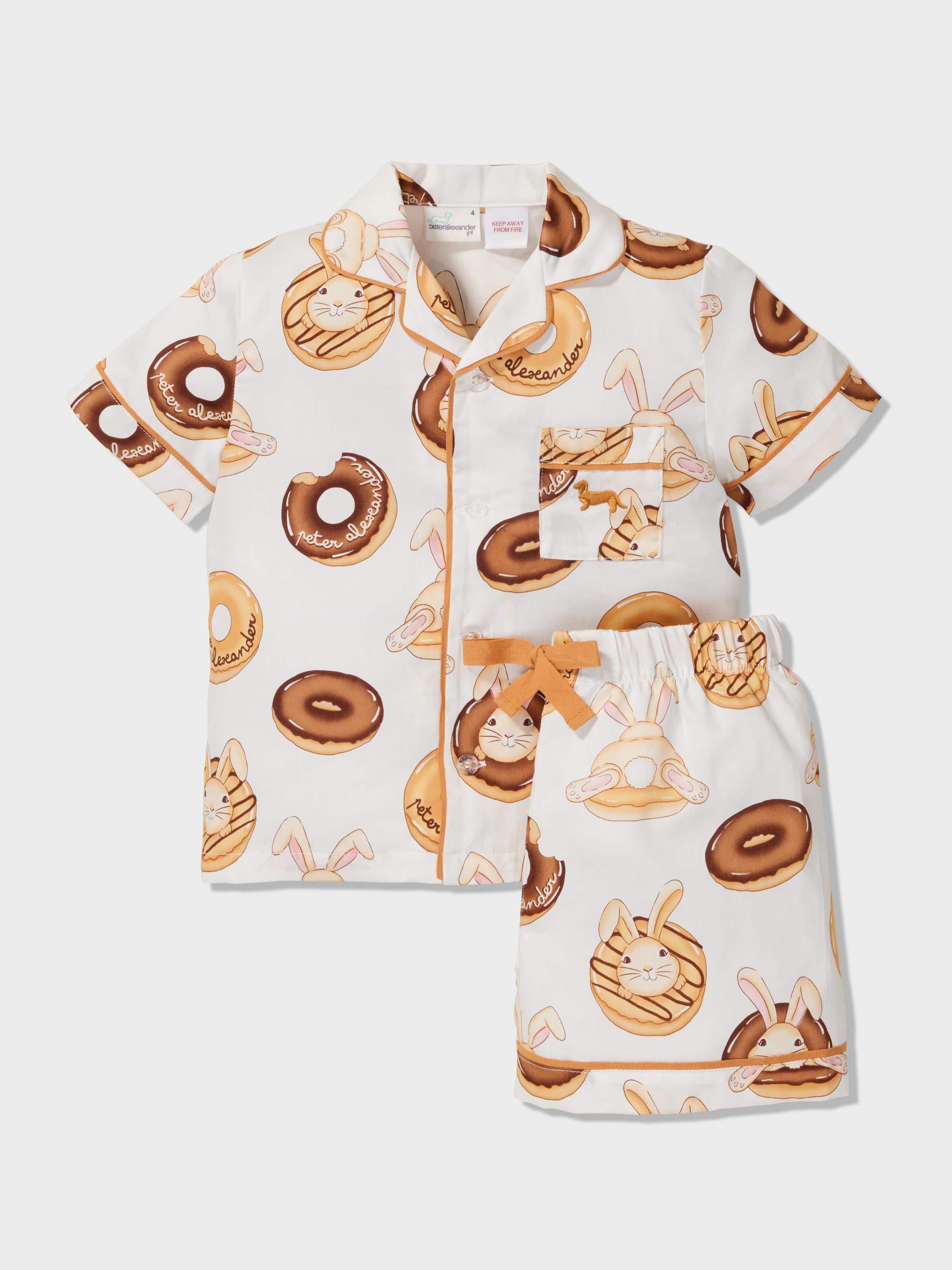 Image for Jnr Kids Caramel Doughnut Pj Set from Peter Alexander