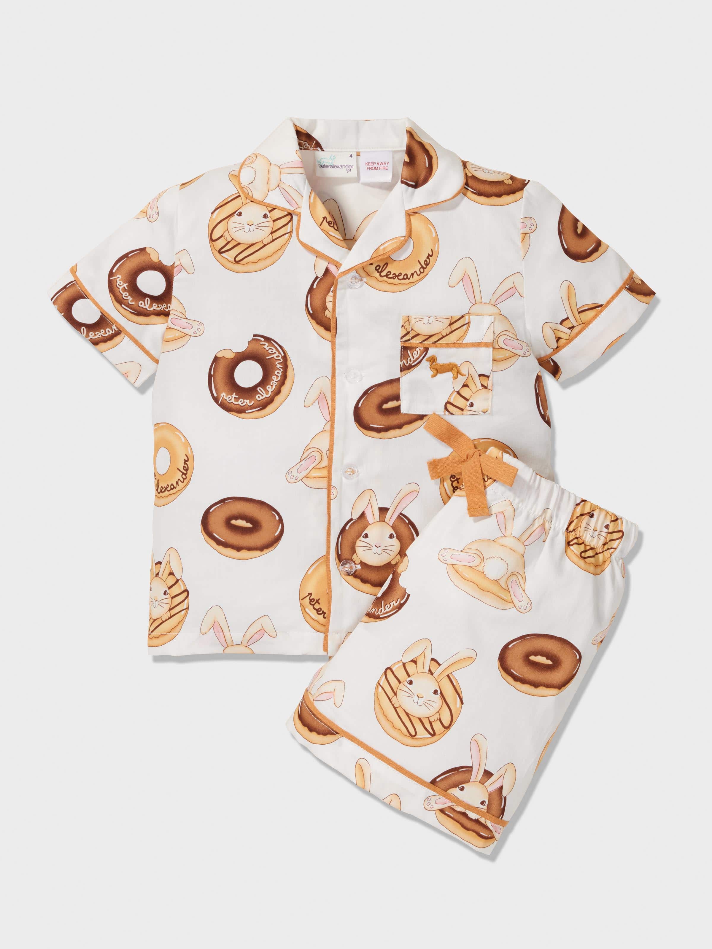 Kids Caramel Doughnut Pj Set
