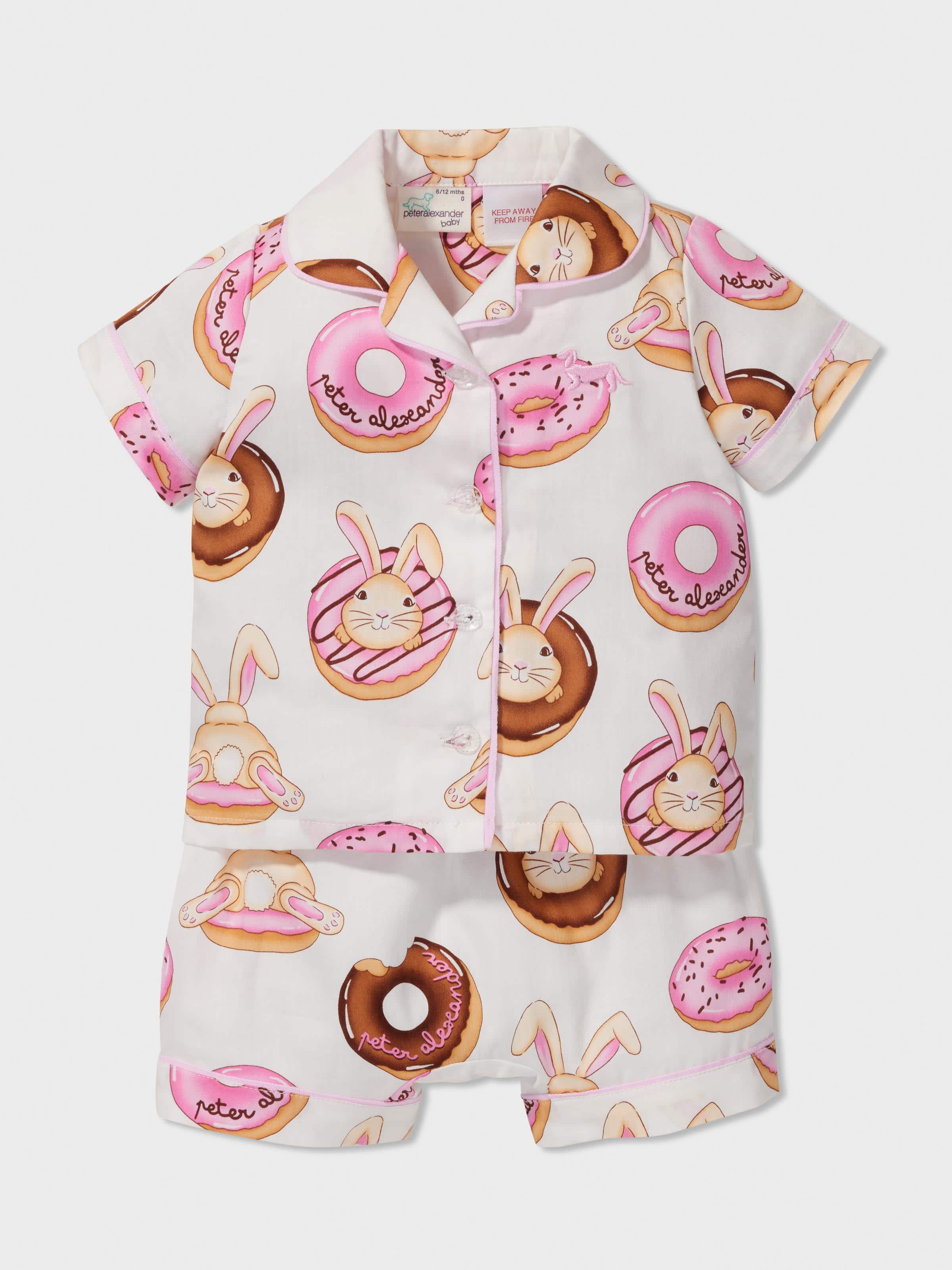 Baby Pink Doughnut Pj Set