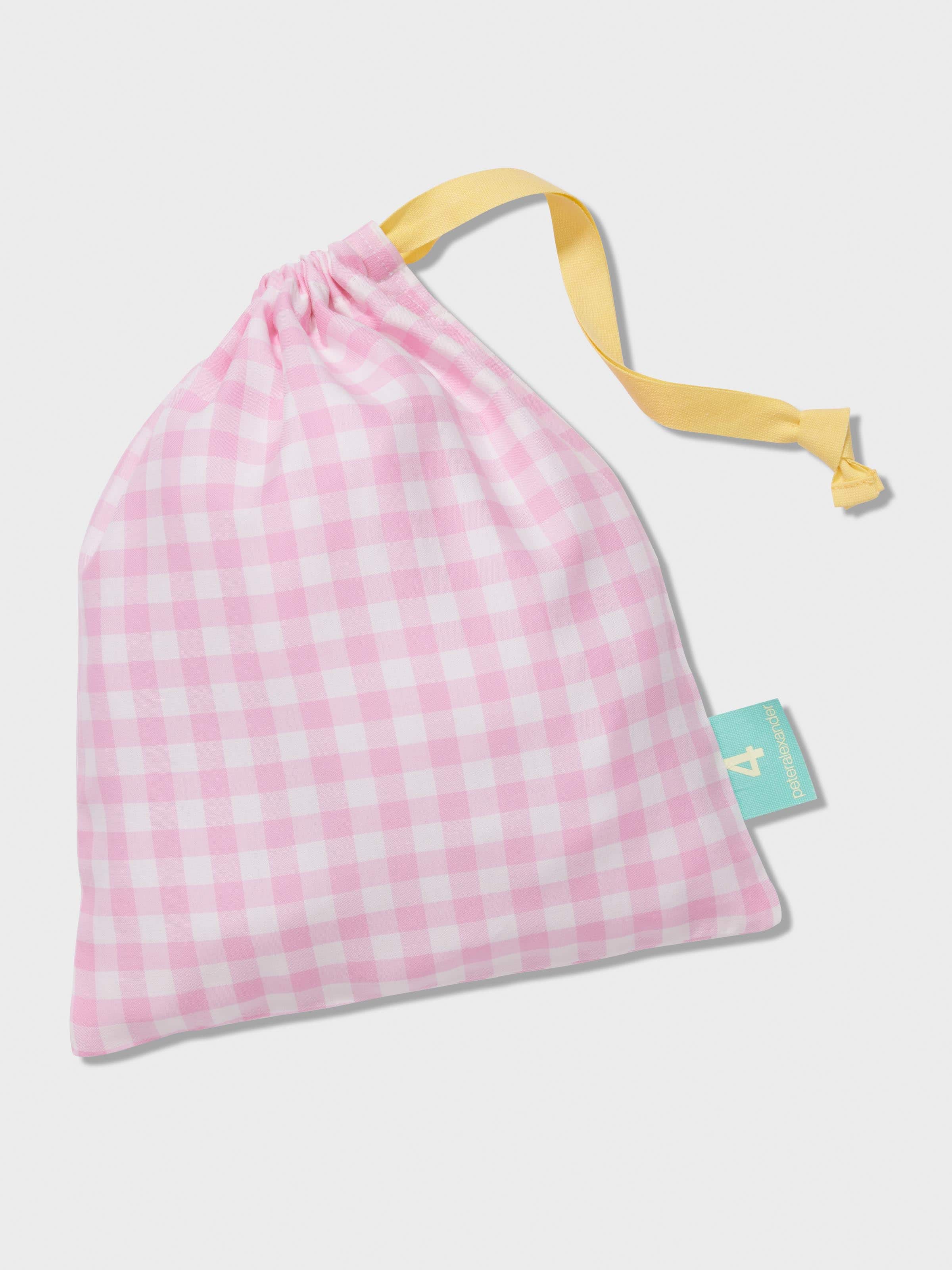 Image for Jnr Girls Pink Gingham Classic Shortie Pj Set from Peter Alexander