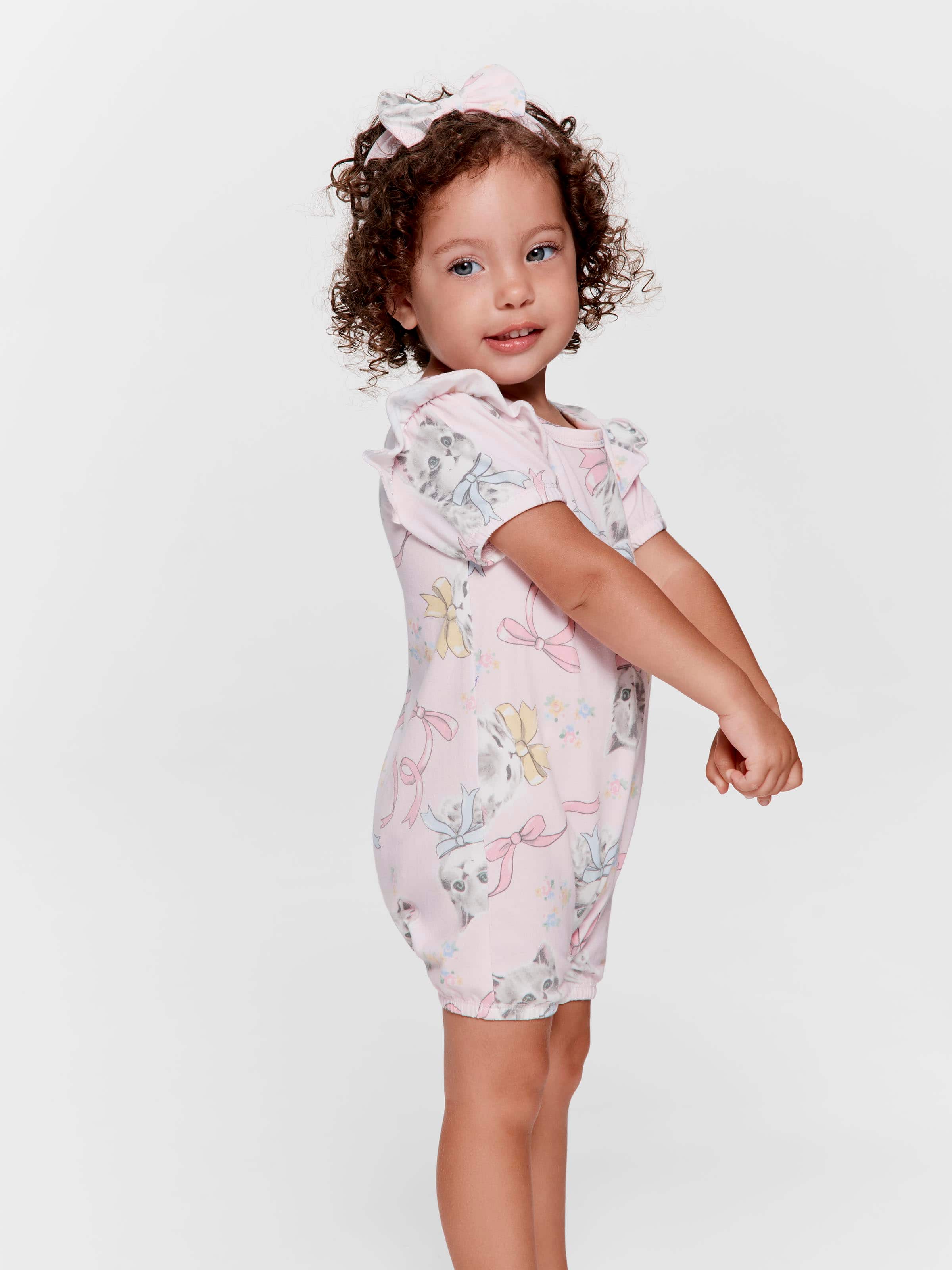 Baby Kitty Romper & Headband