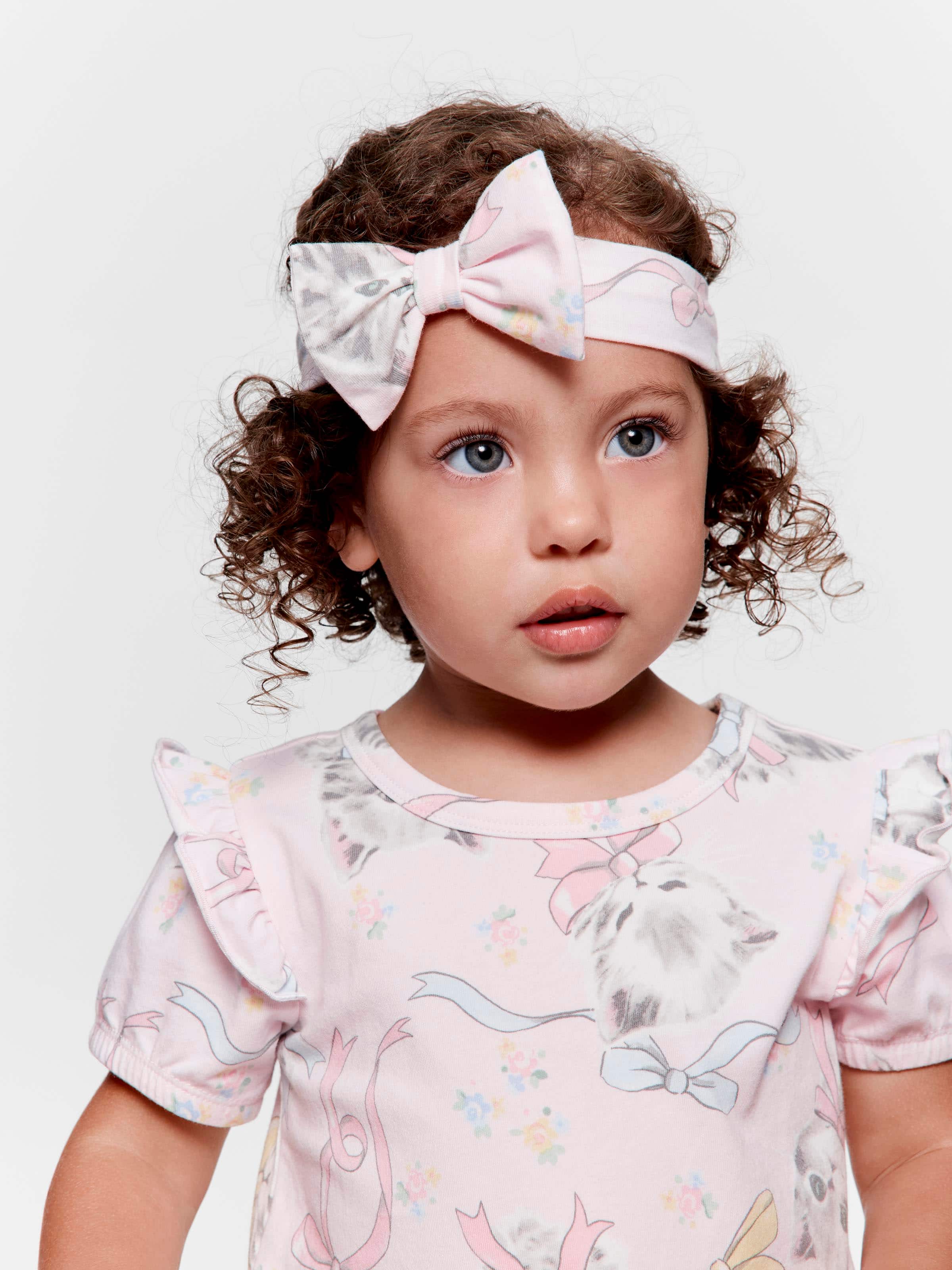 Baby Kitty Romper & Headband