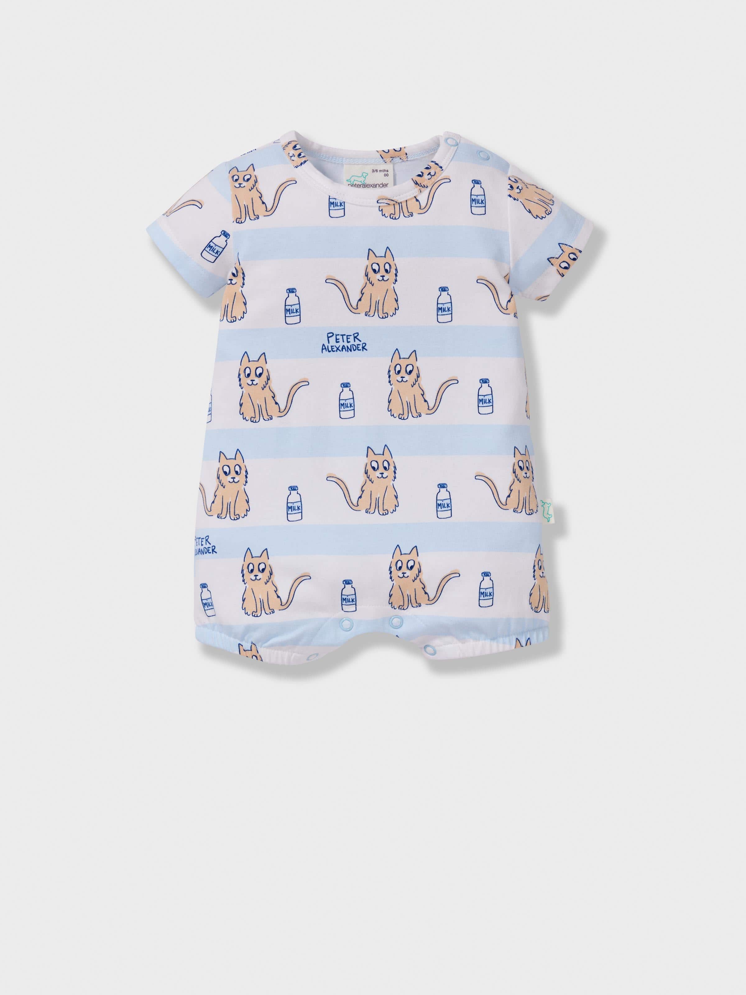 Baby Milk Kitty Romper