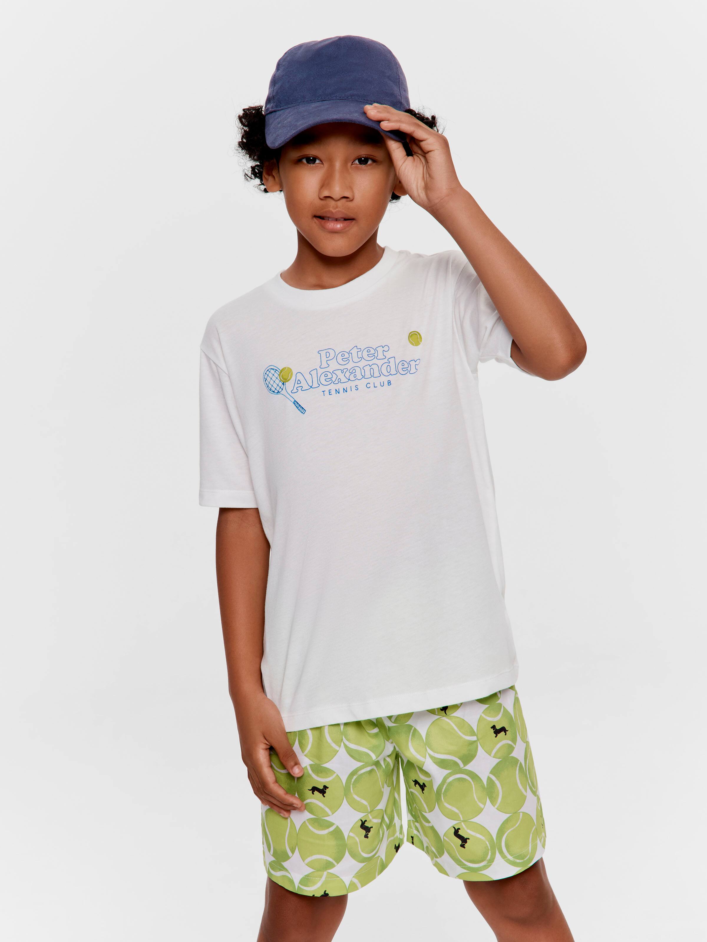 Boys Tennis Short Pj Set