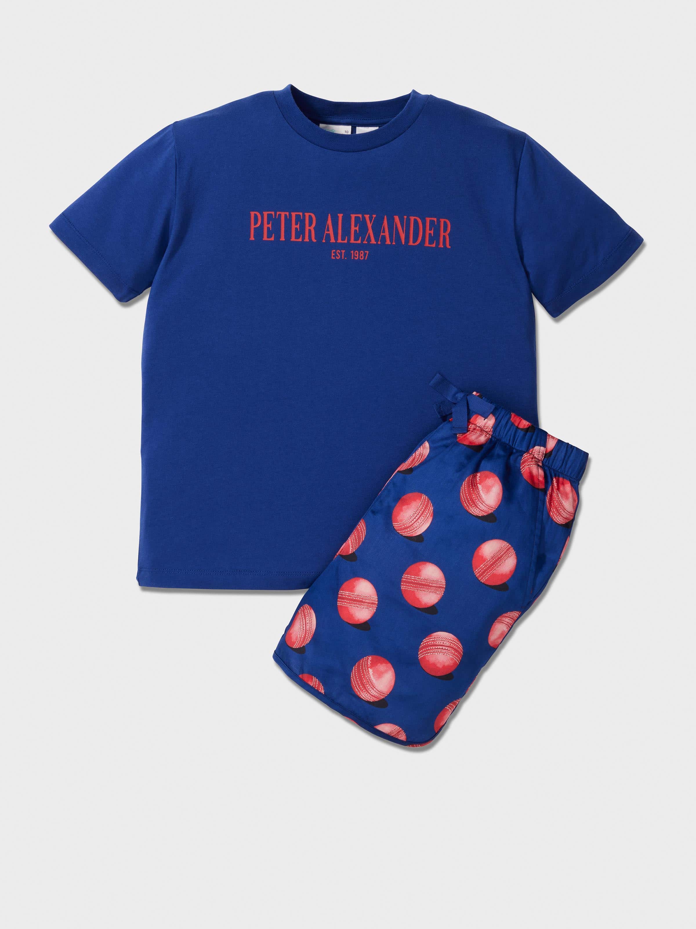 Boys Cricket Short Pj Set