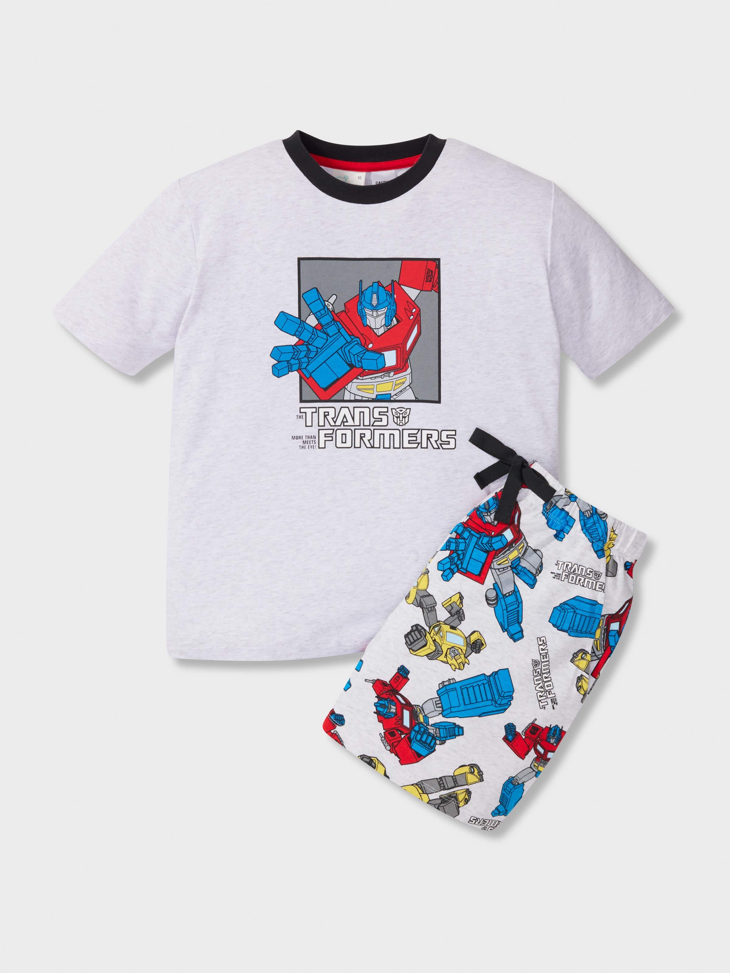 Boys Transformer Short Pj Set