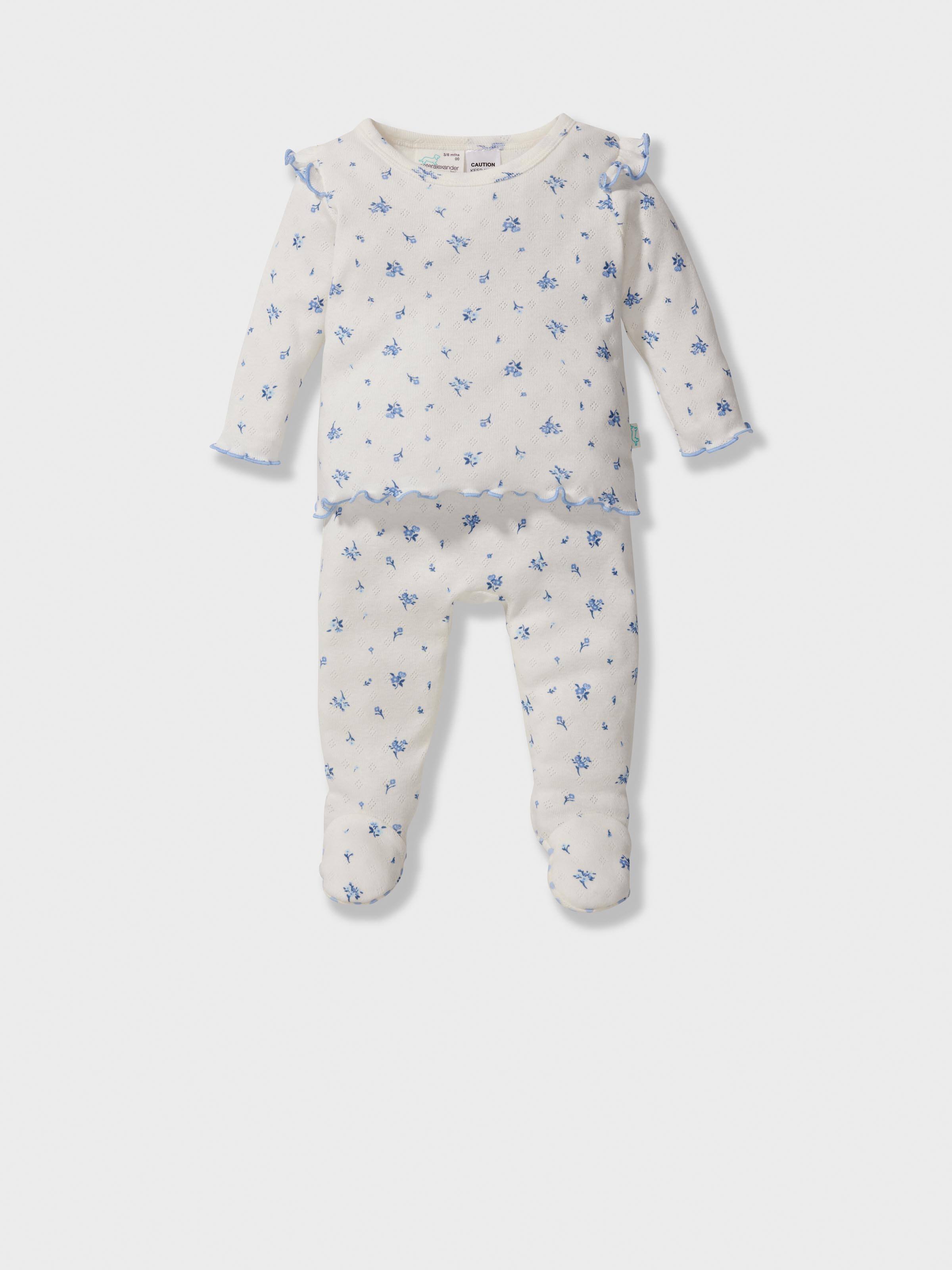 Baby Organic Ditsy Floral Long Pj Set