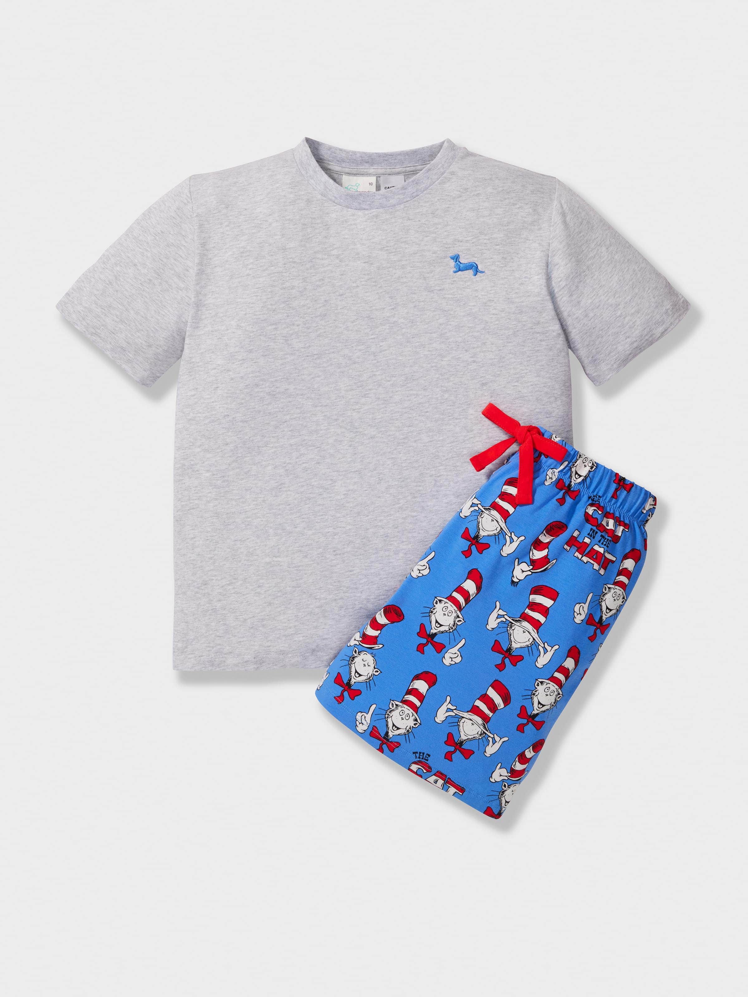 Boys Cat In The Hat Short Pj Set