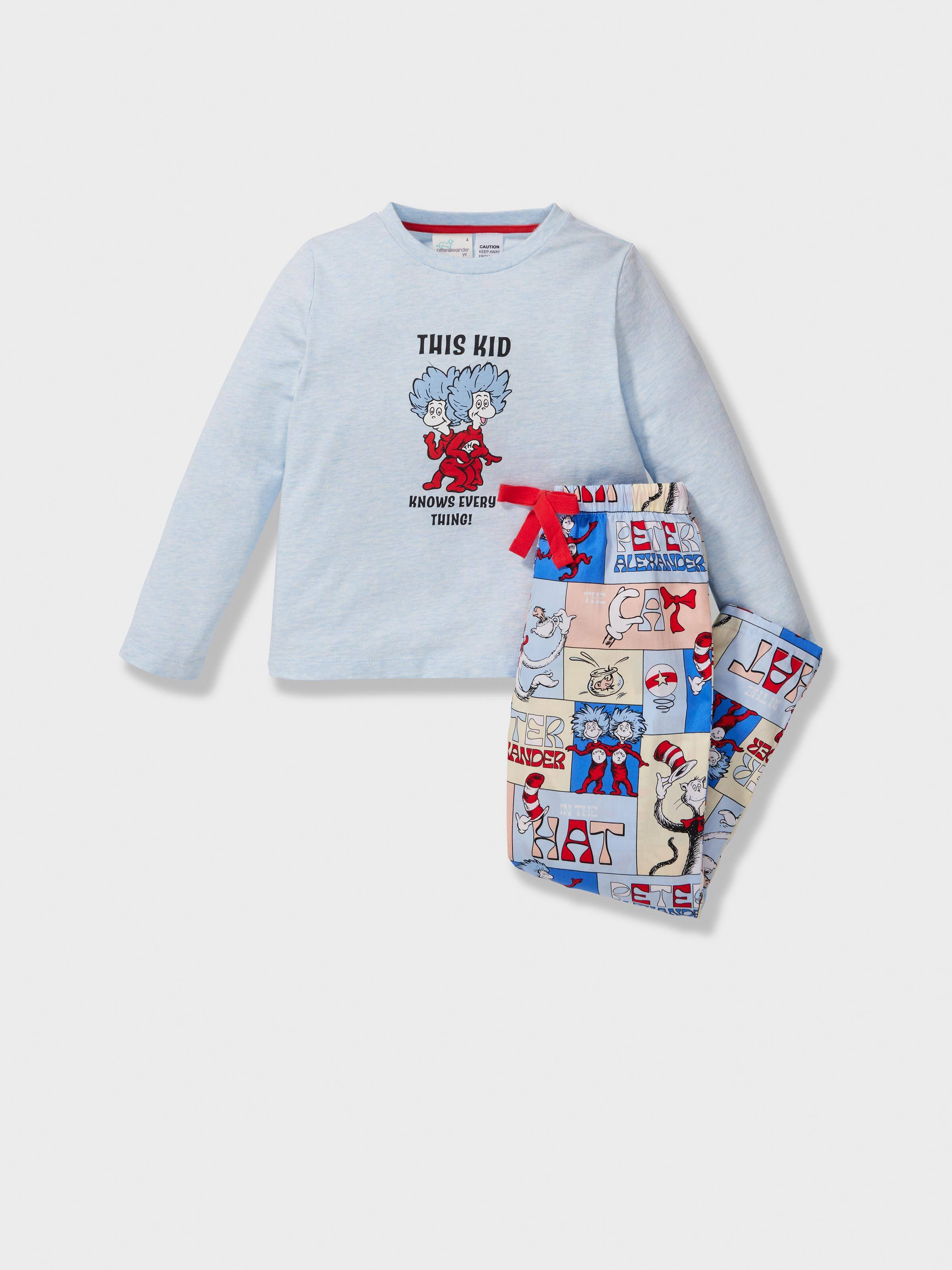 Jnr Kids Cat In The Hat Short Pj Set