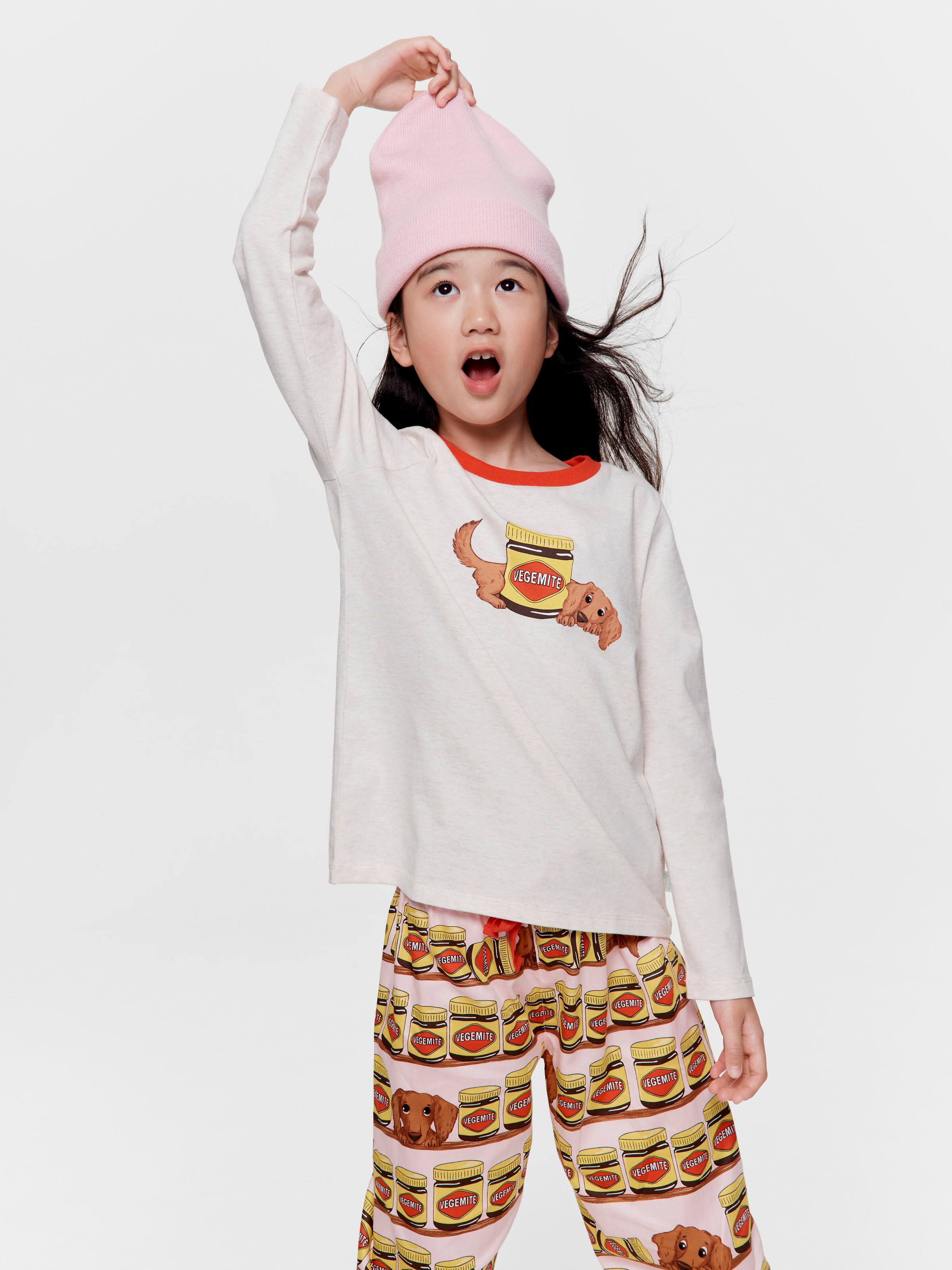 Girls Vegemite Long Pj Set