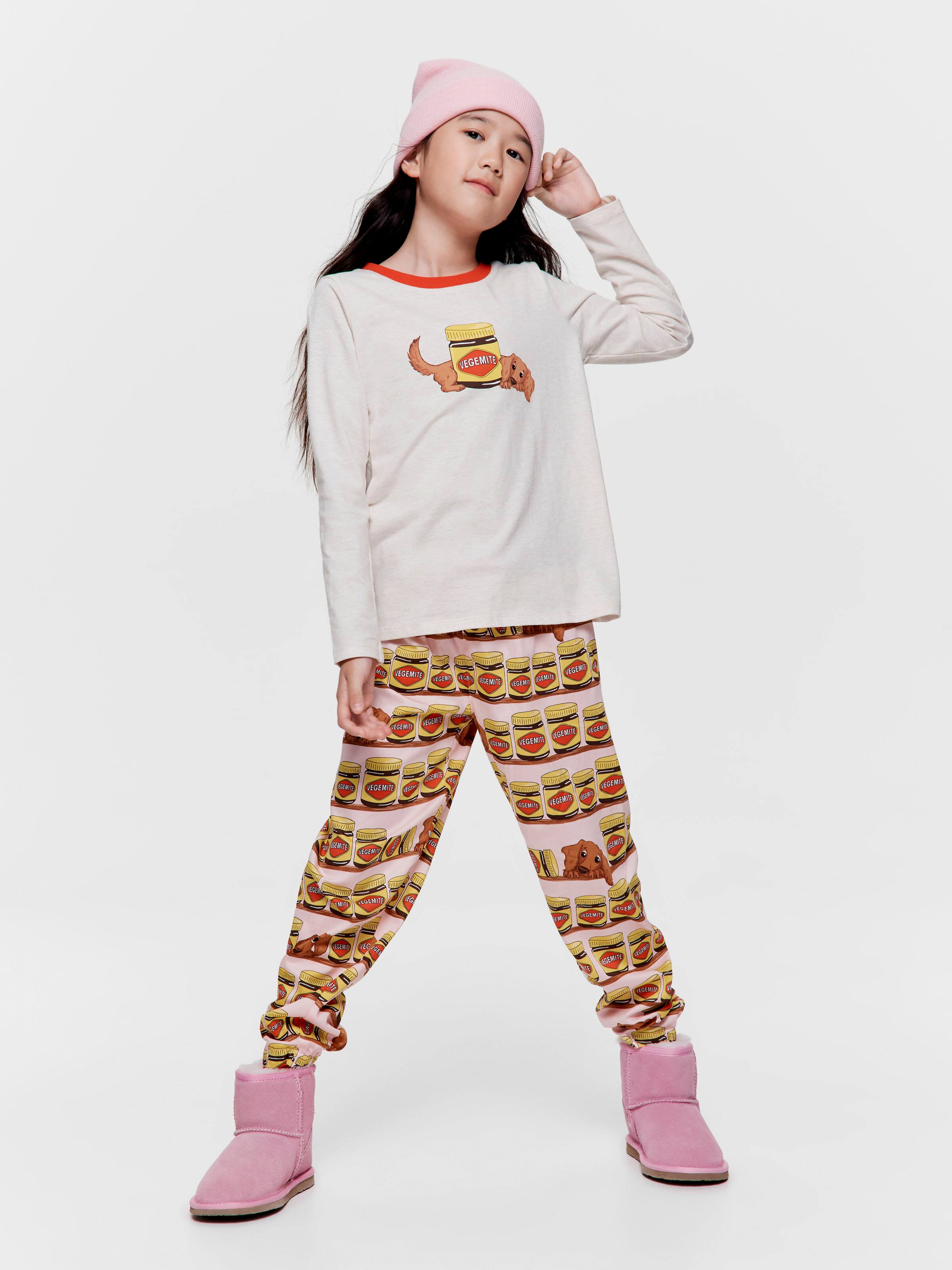 Girls Vegemite Long Pj Set