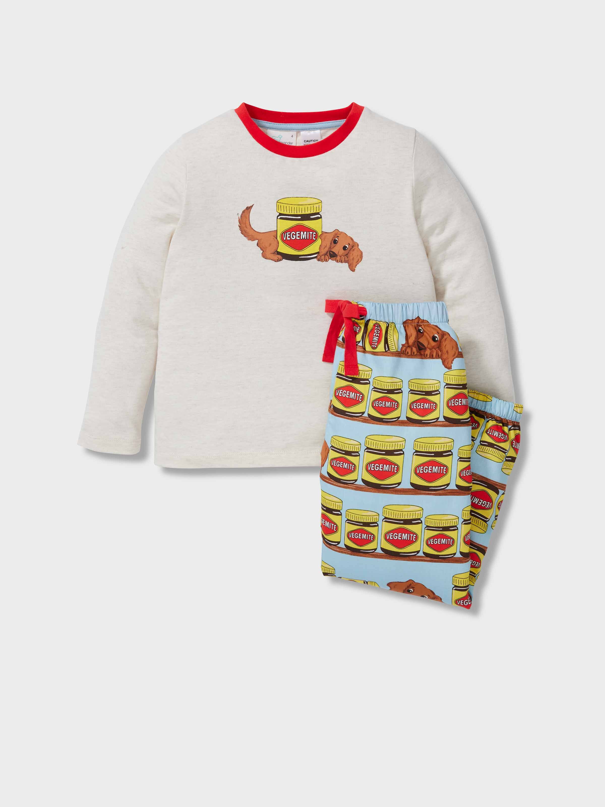Jnr Boys Vegemite Long Pj Set