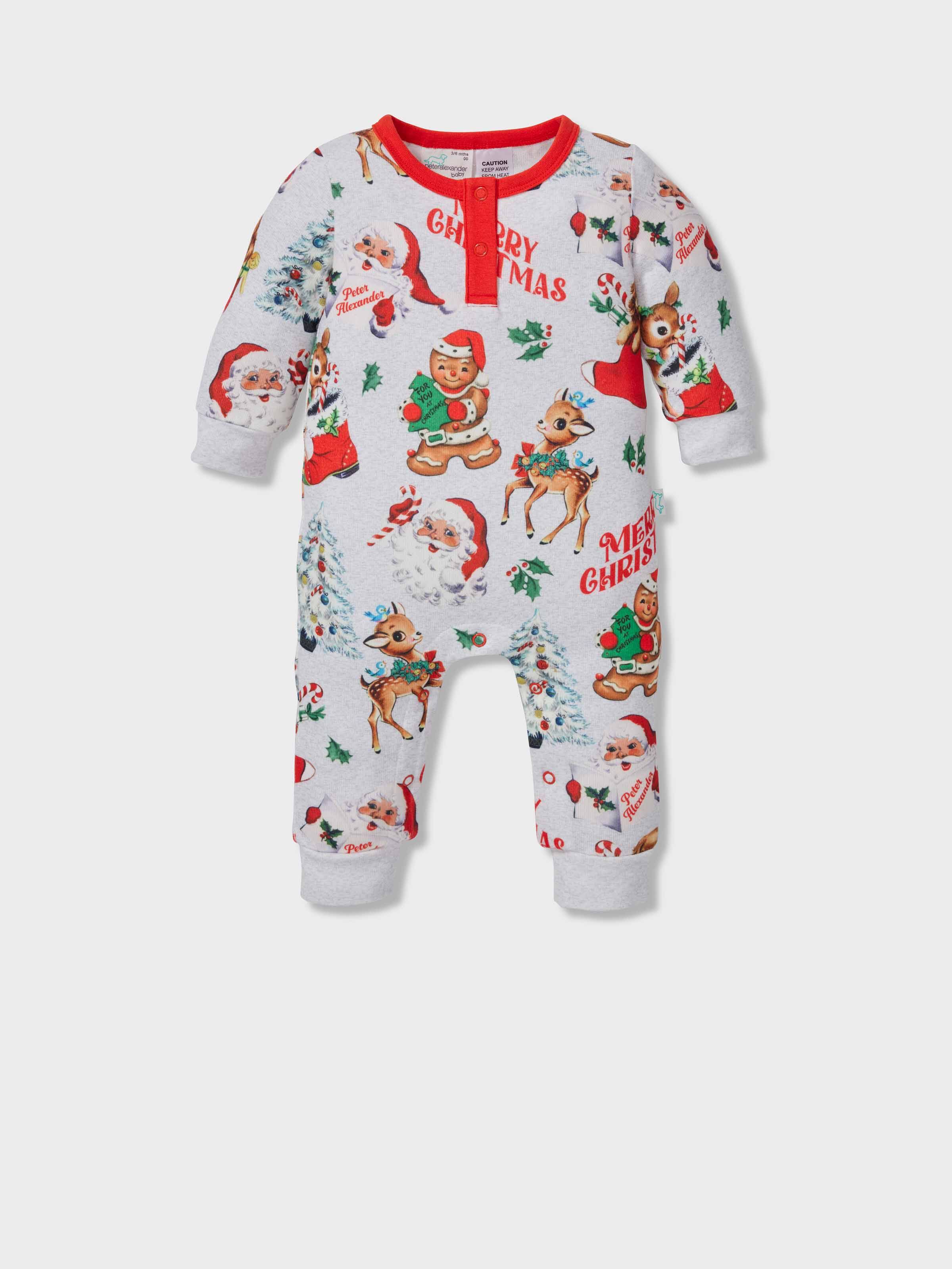 Baby Vintage Christmas Jumpsuit