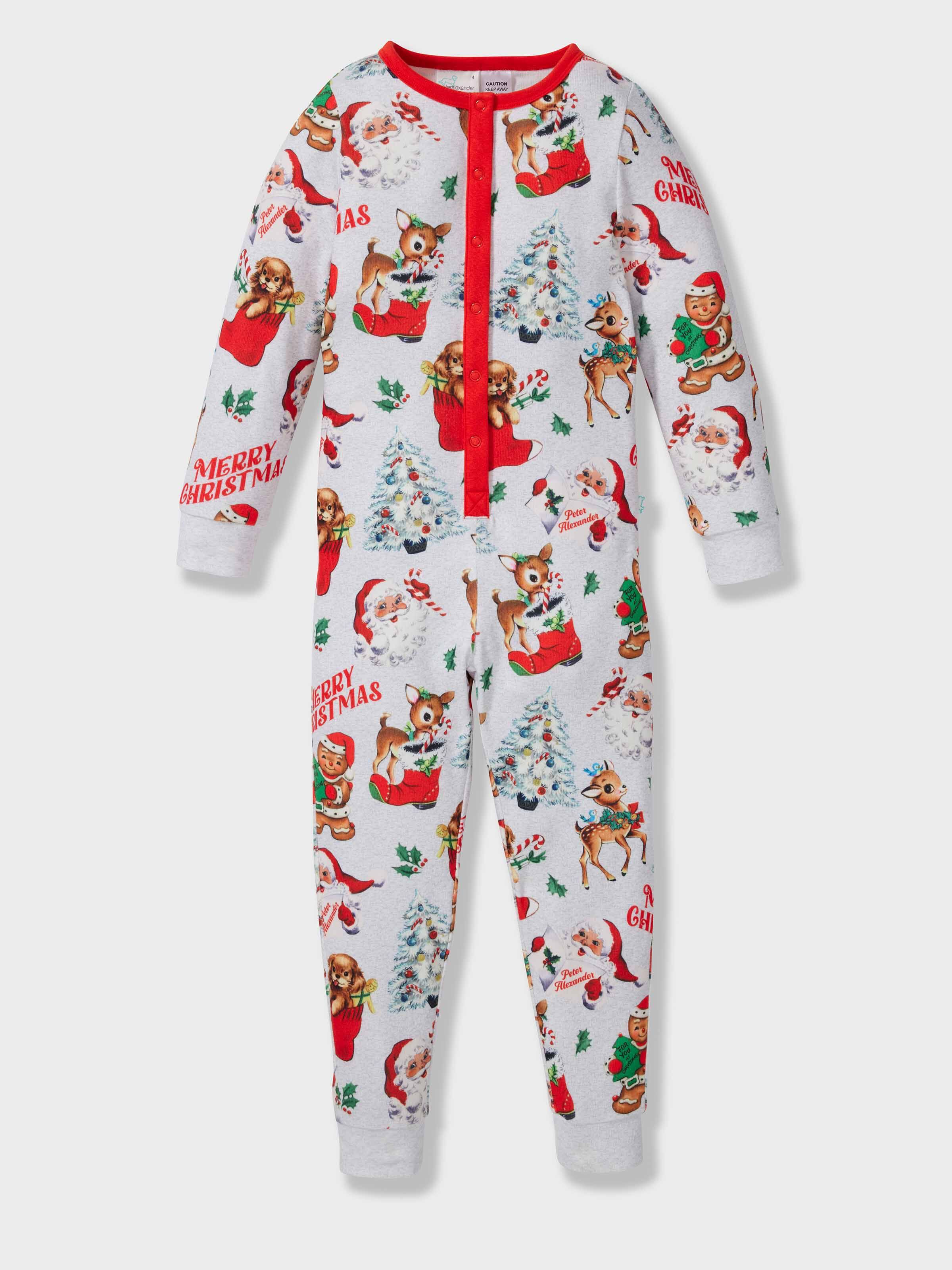 Kids Vintage Christmas Jumpsuit