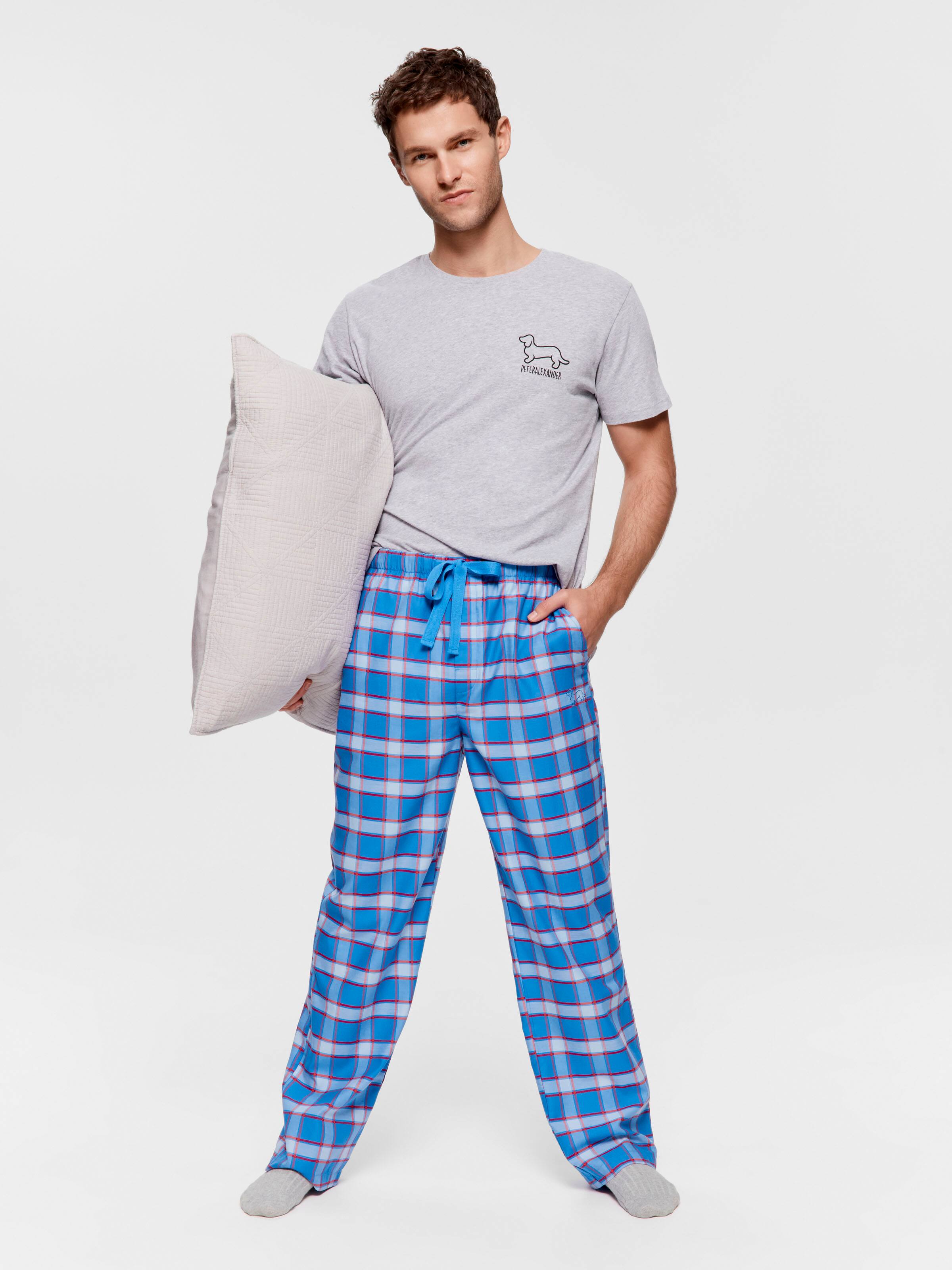 Blue Check Pj Bottom