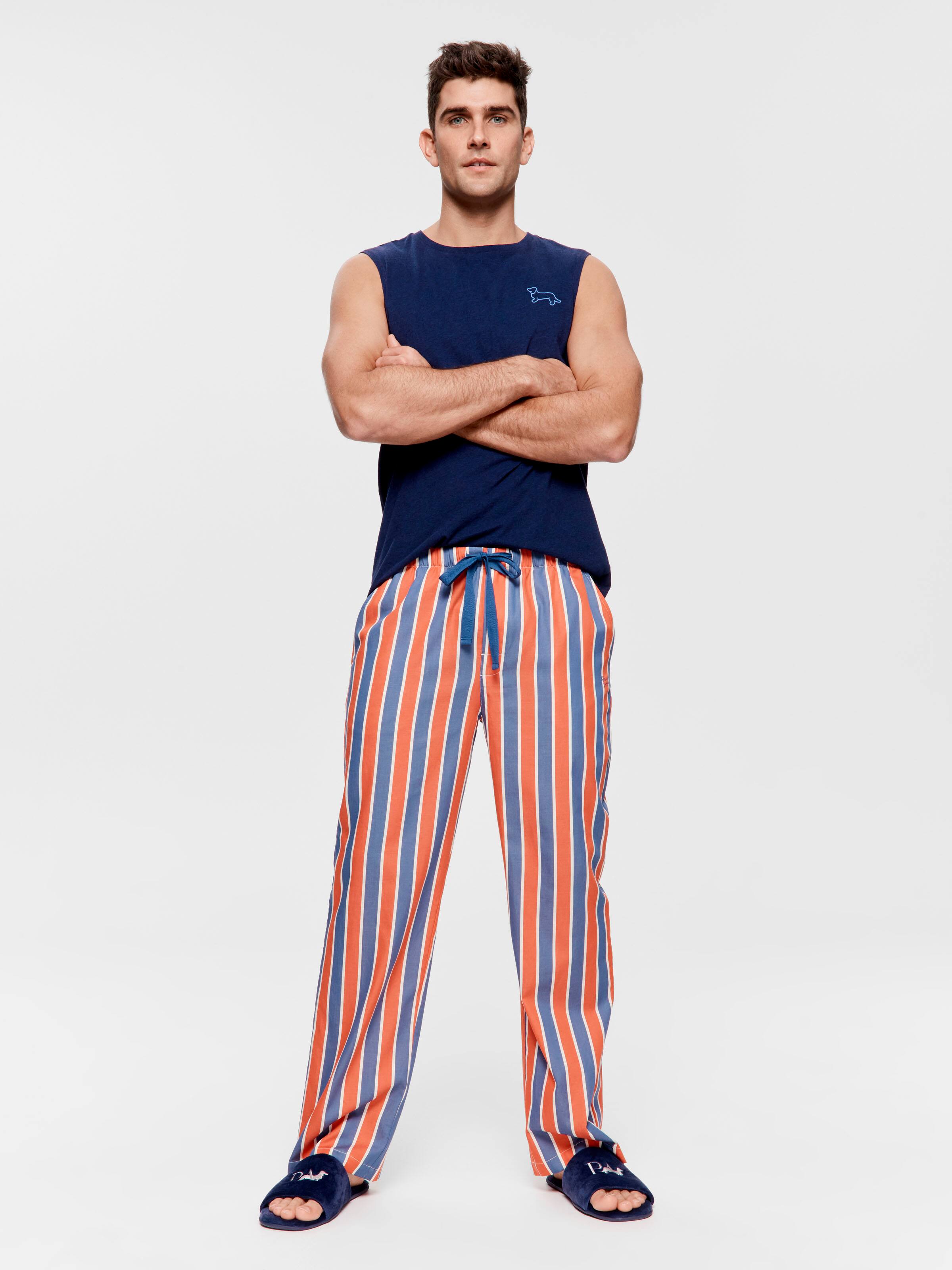 Classic Orange Stripe Pj Bottom