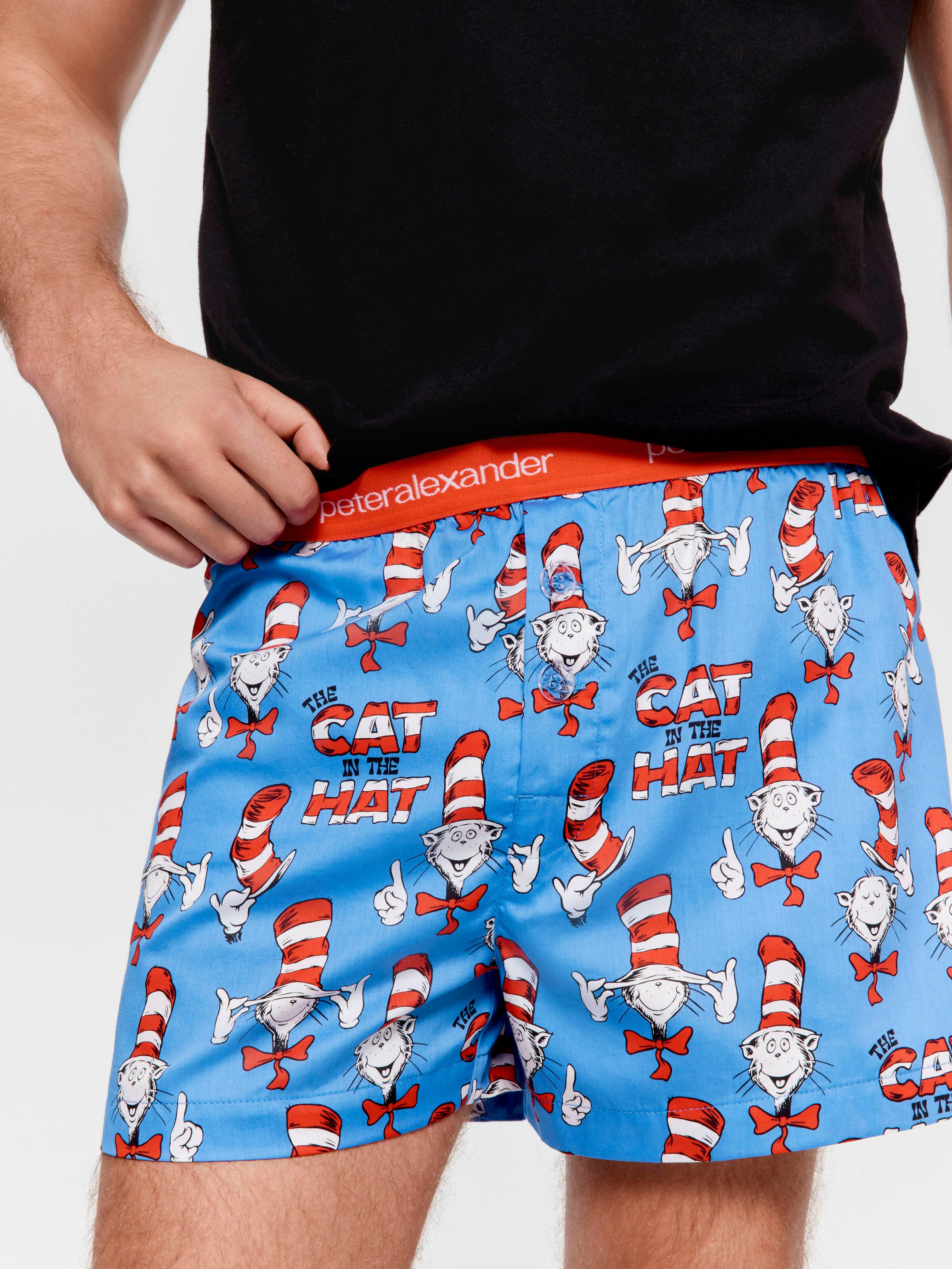 Dr Seuss Cat In Hat Boxer Short