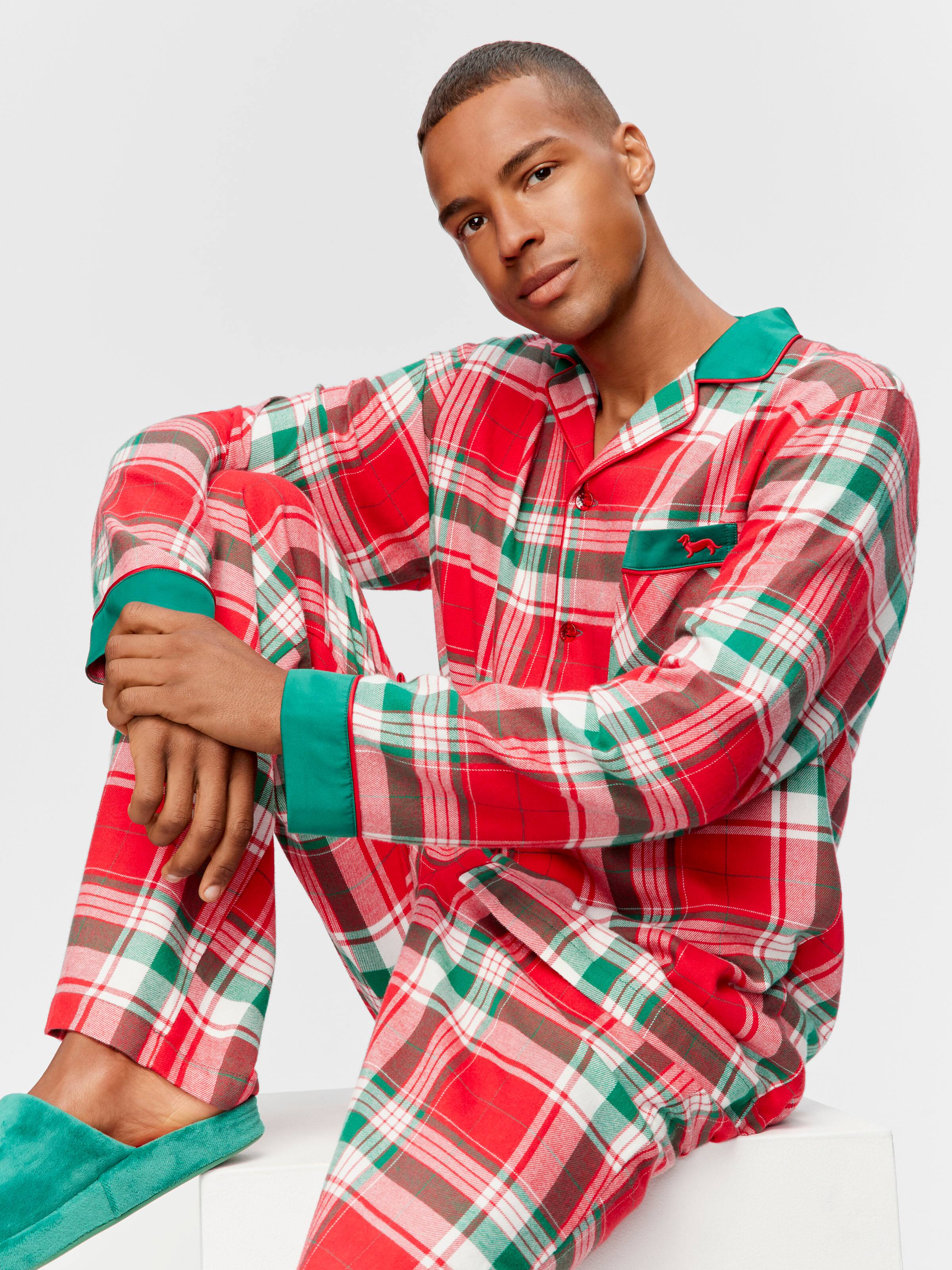 Tartan Long Sleeve Pj Set