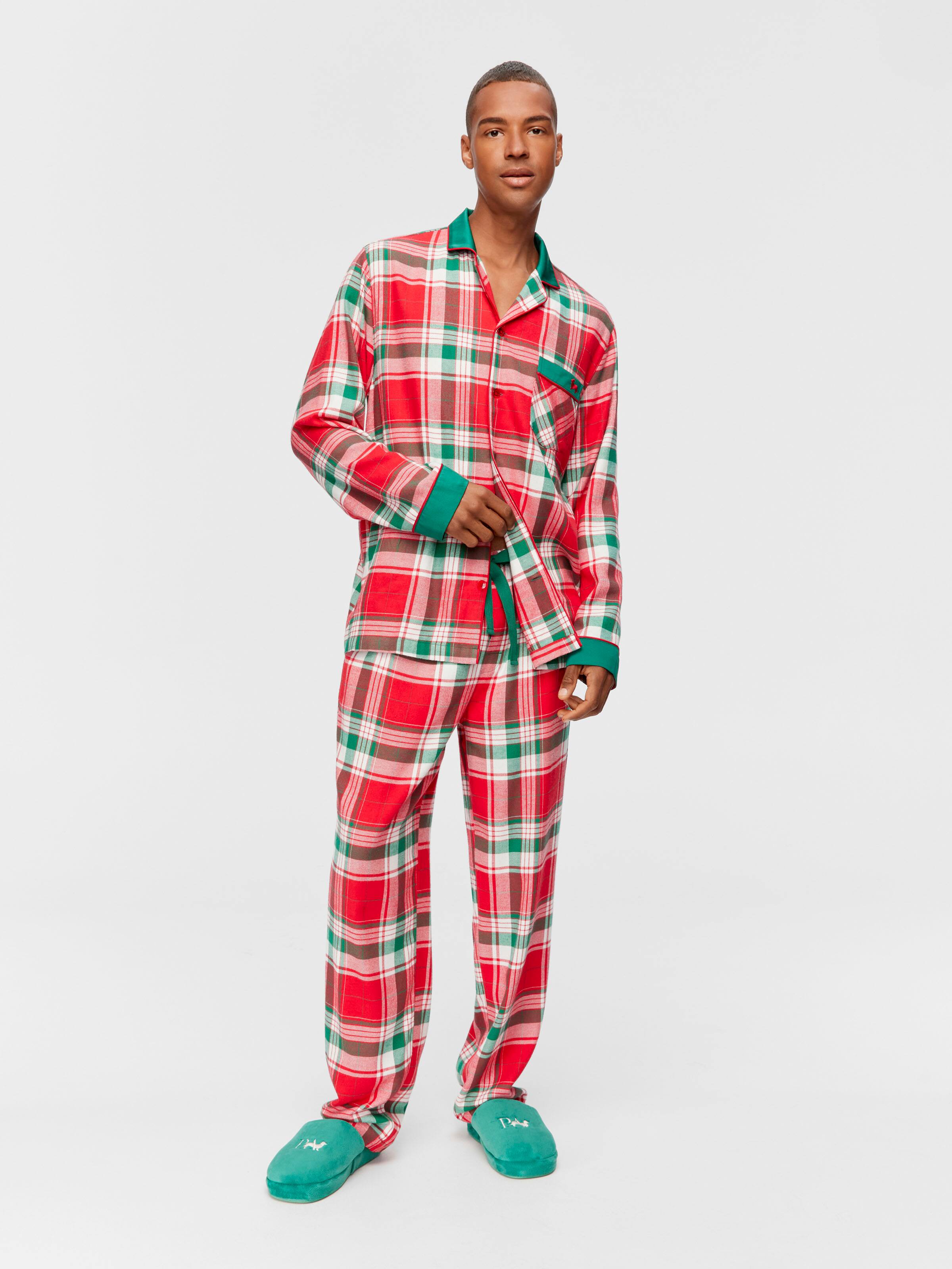 Tartan Long Sleeve Pj Set