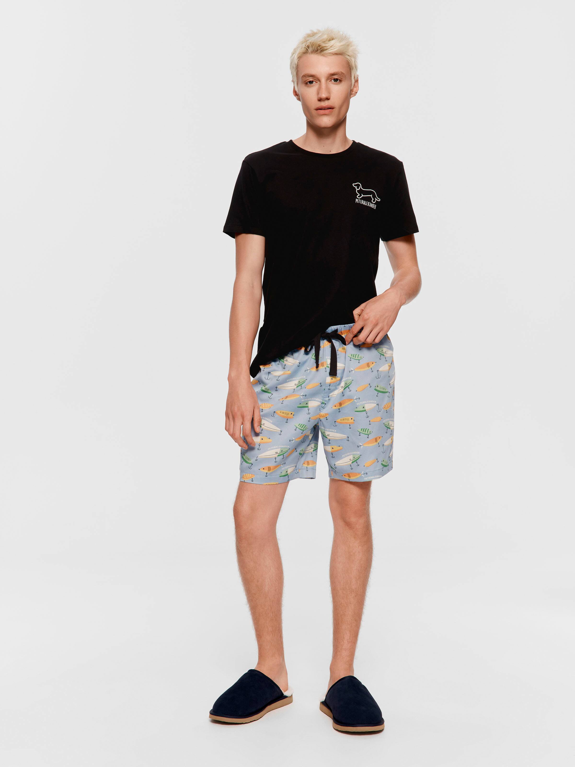 Let's Fish 100% Cotton Mid Short