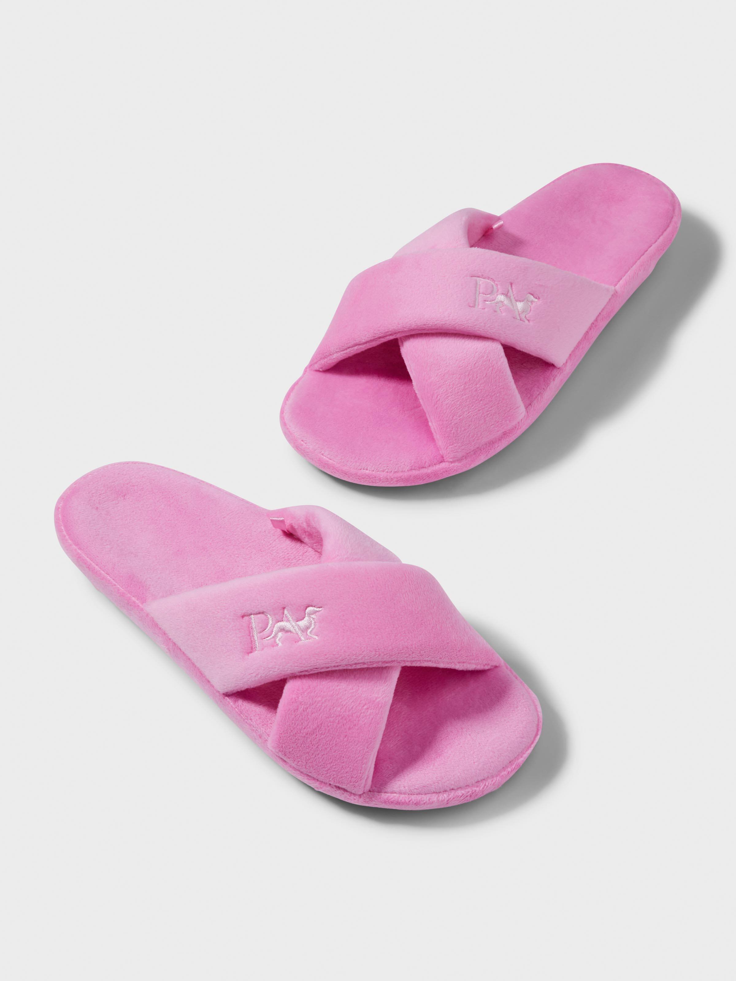 Pink Plush Cross Over Slide