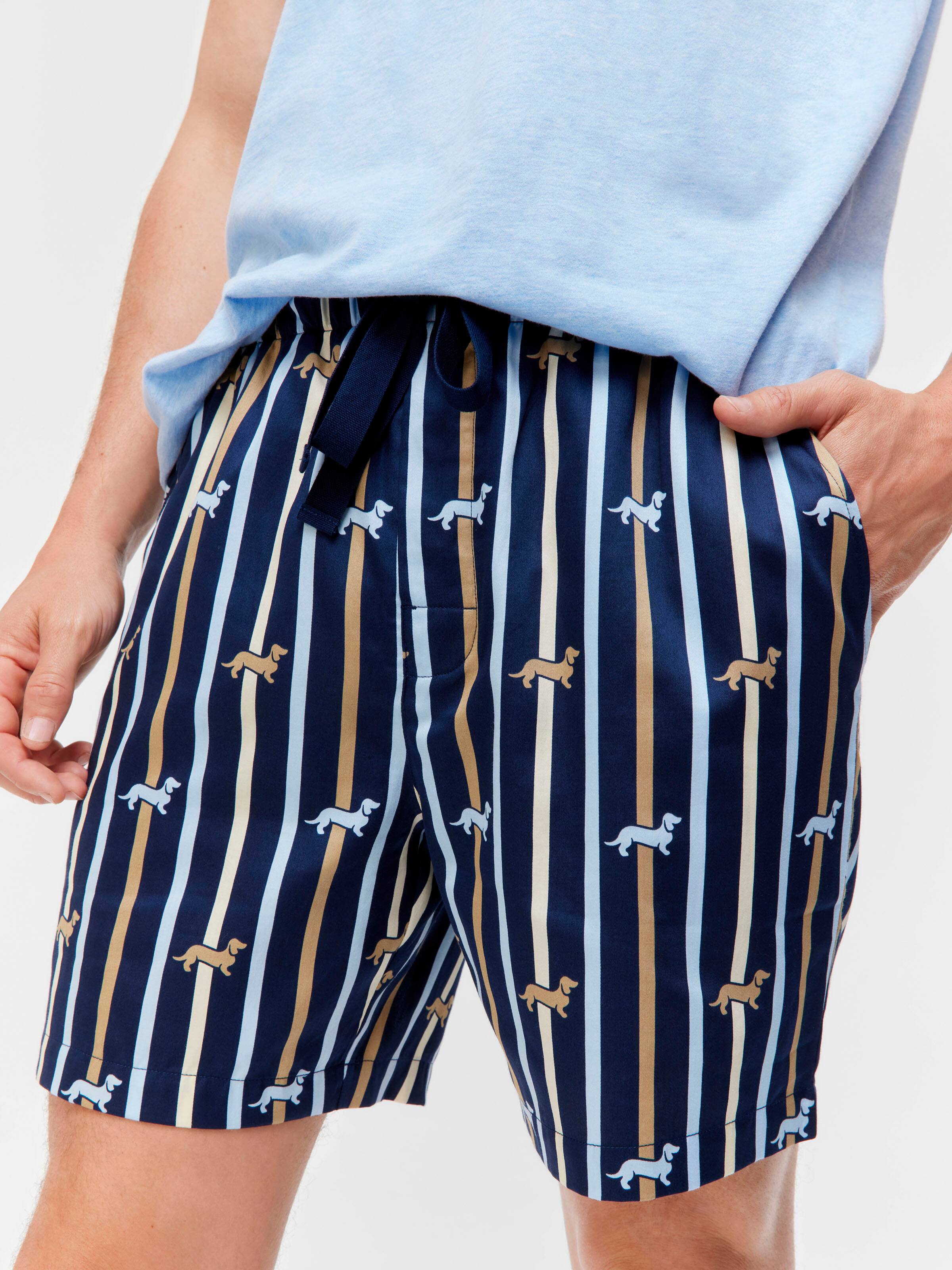 Penny Stripe 100% Cotton Mid Short