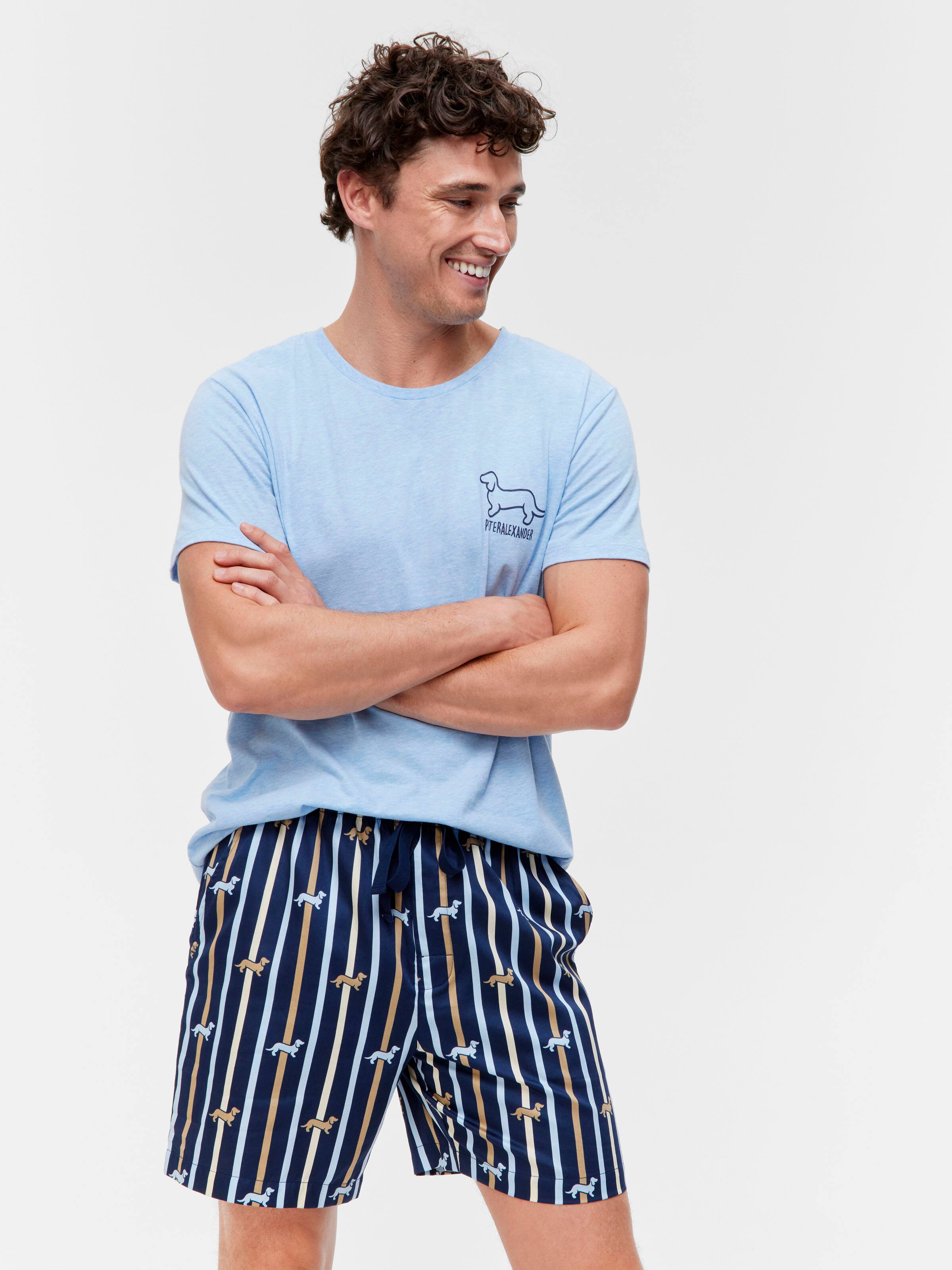 Penny Stripe 100% Cotton Mid Short