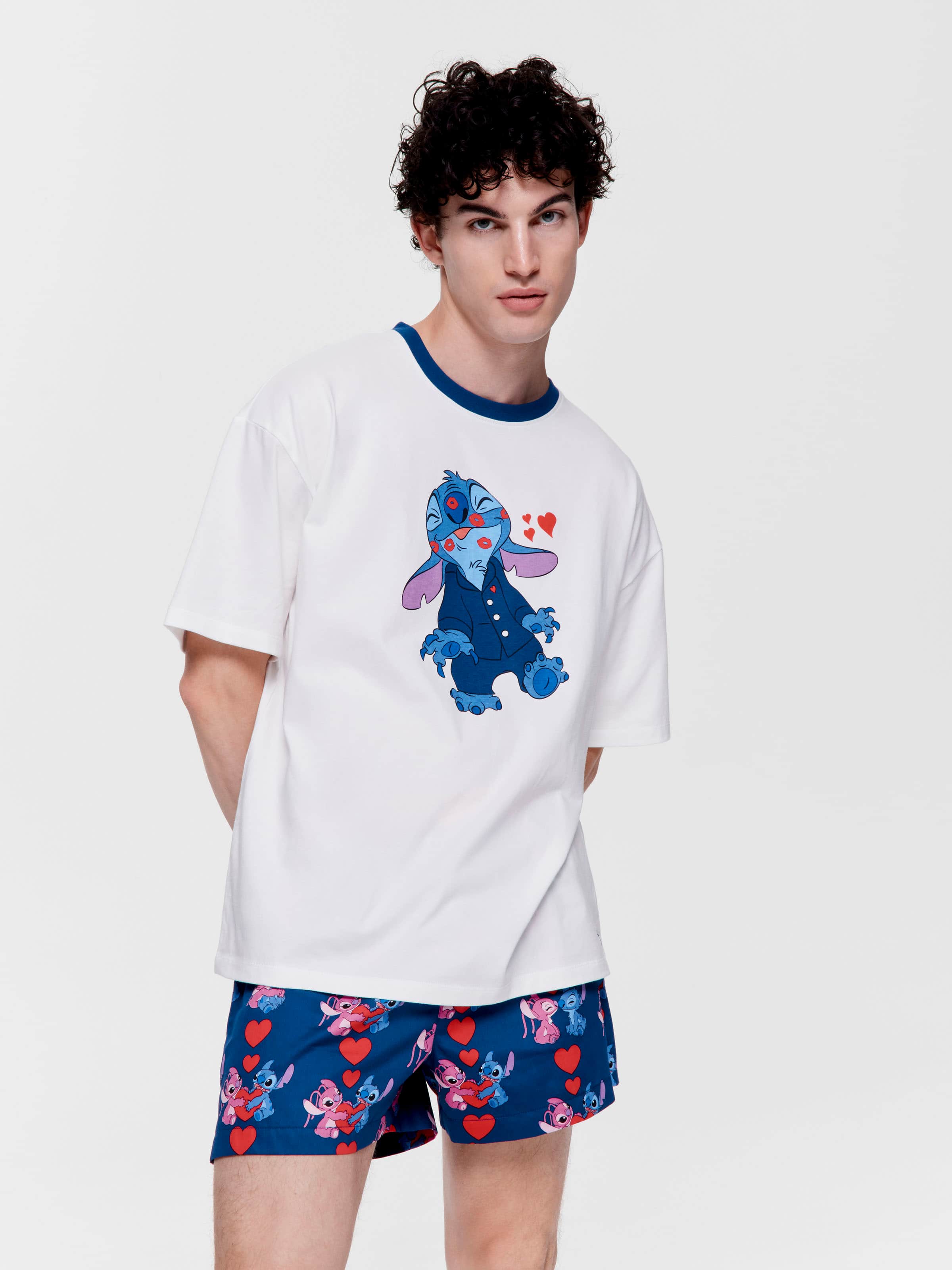 Disney Loved Up Stitch 100% Cotton Tee