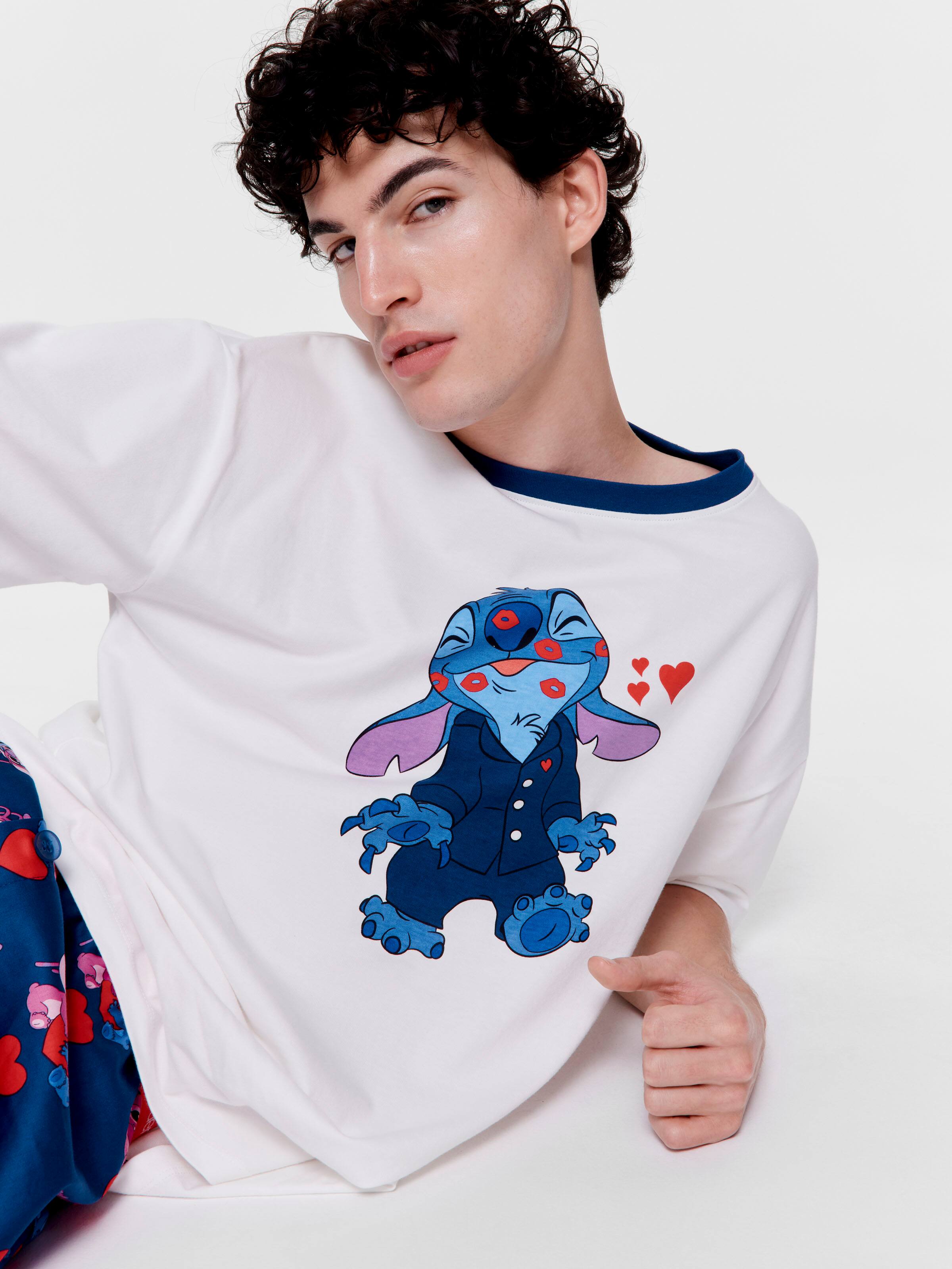 Disney Loved Up Stitch 100% Cotton Tee