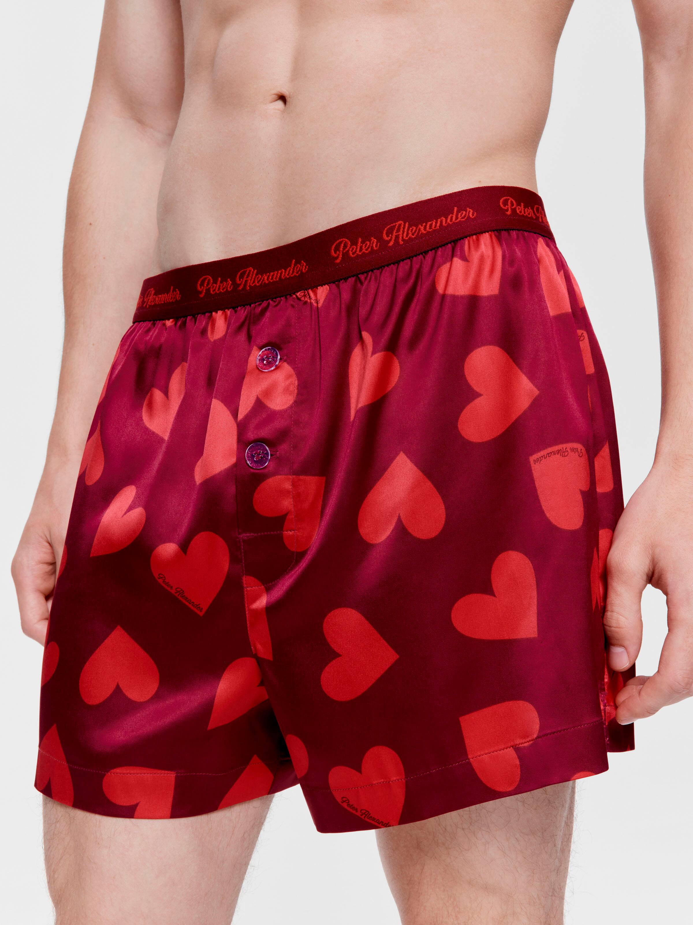 Satin Heart Boxer Short