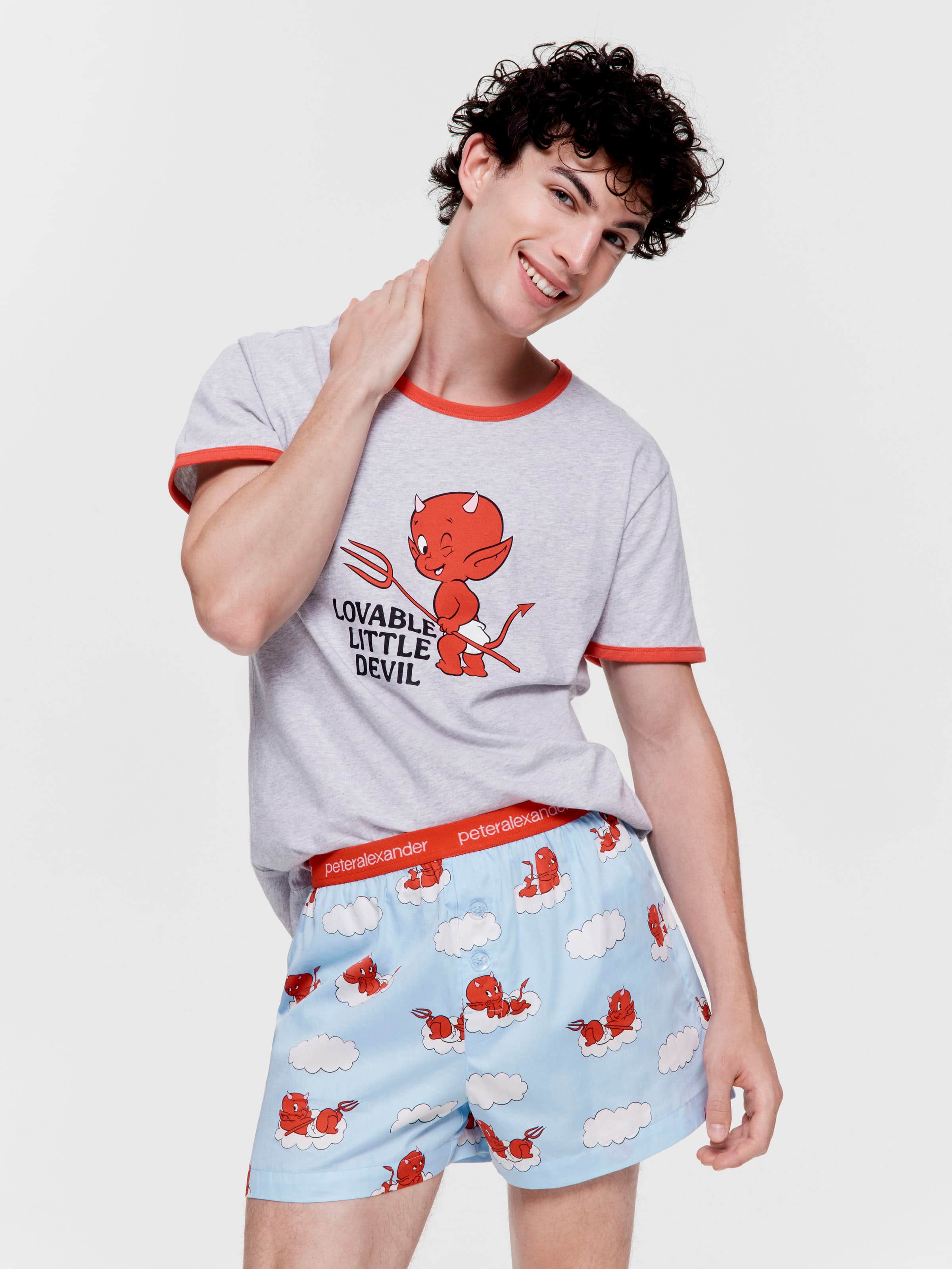 Hot Stuff Cloud 100% Cotton Boxer Short