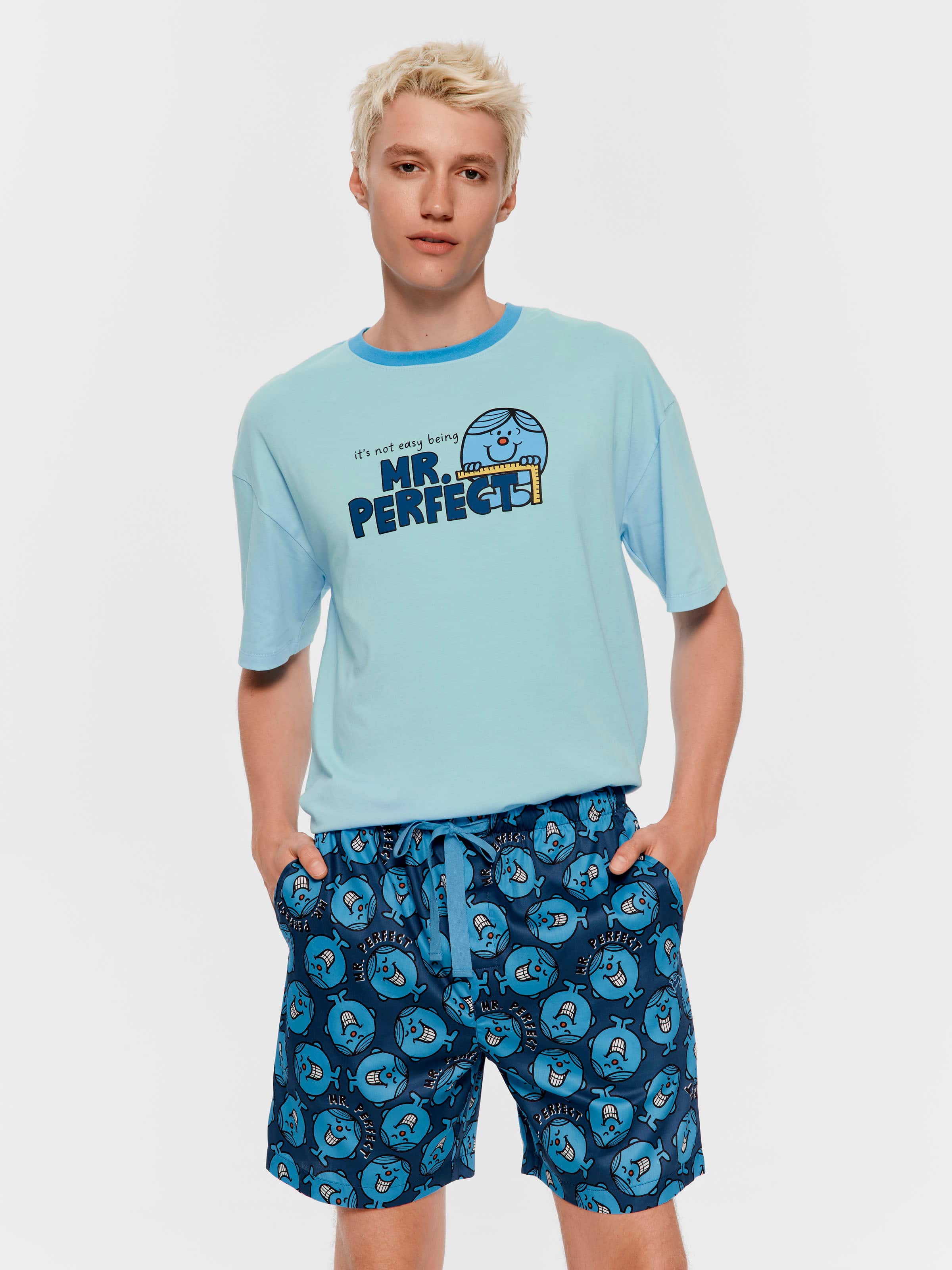 Mr Perfect 100% Cotton Mid Short