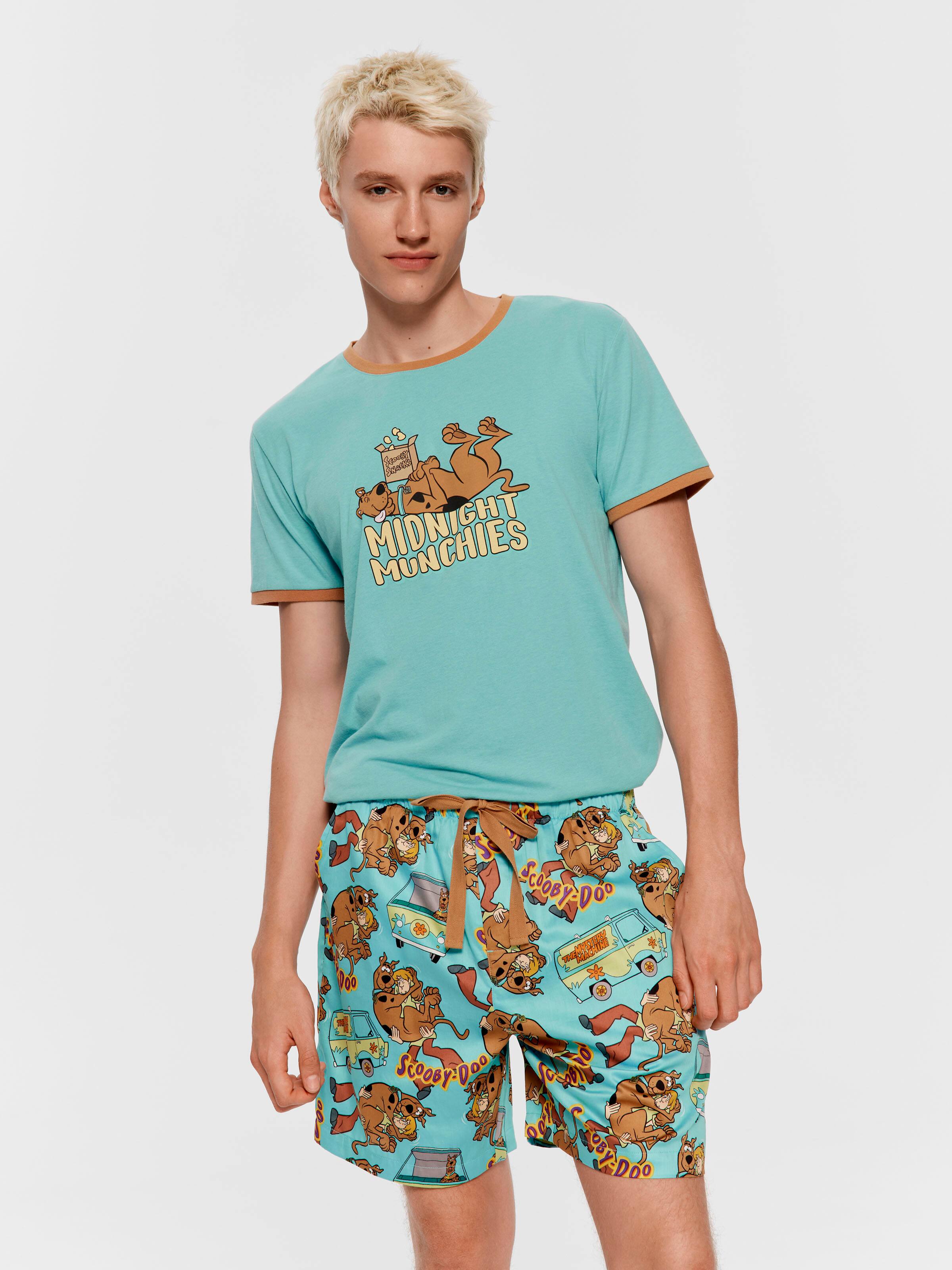 Scooby-Doo The Mystery Machine 100% Cotton Mid Short