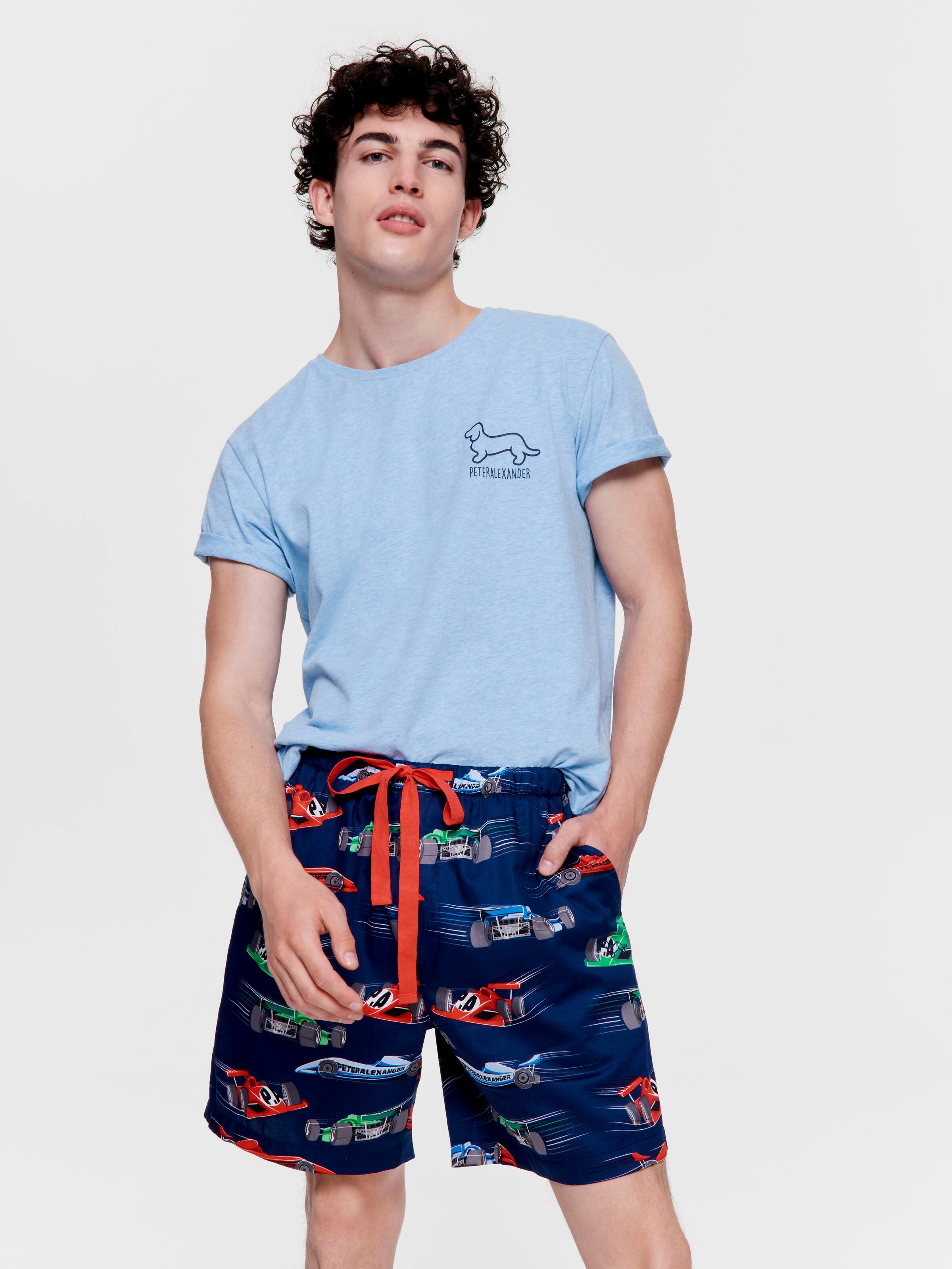 Race Car 100% Cotton Mid Short