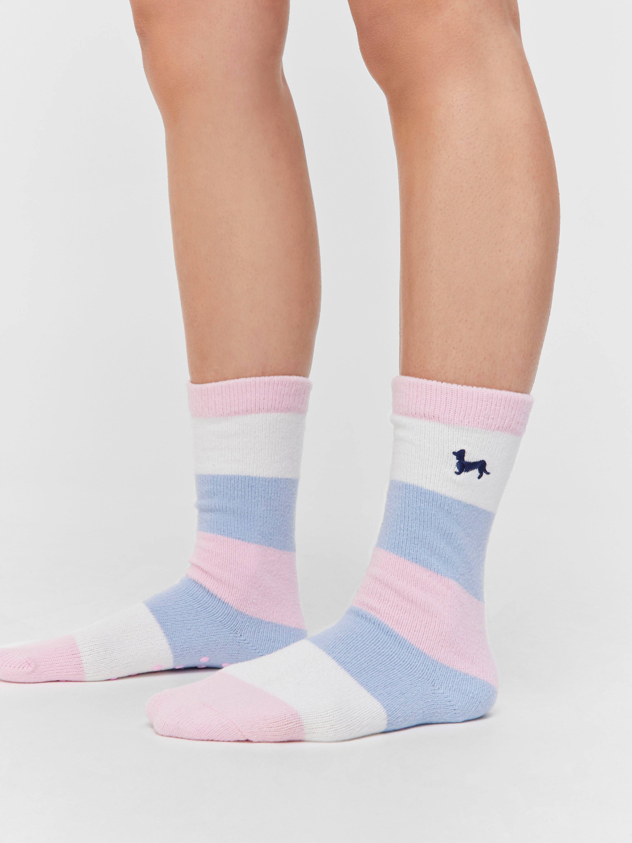 Pretty Block Stripe Sock