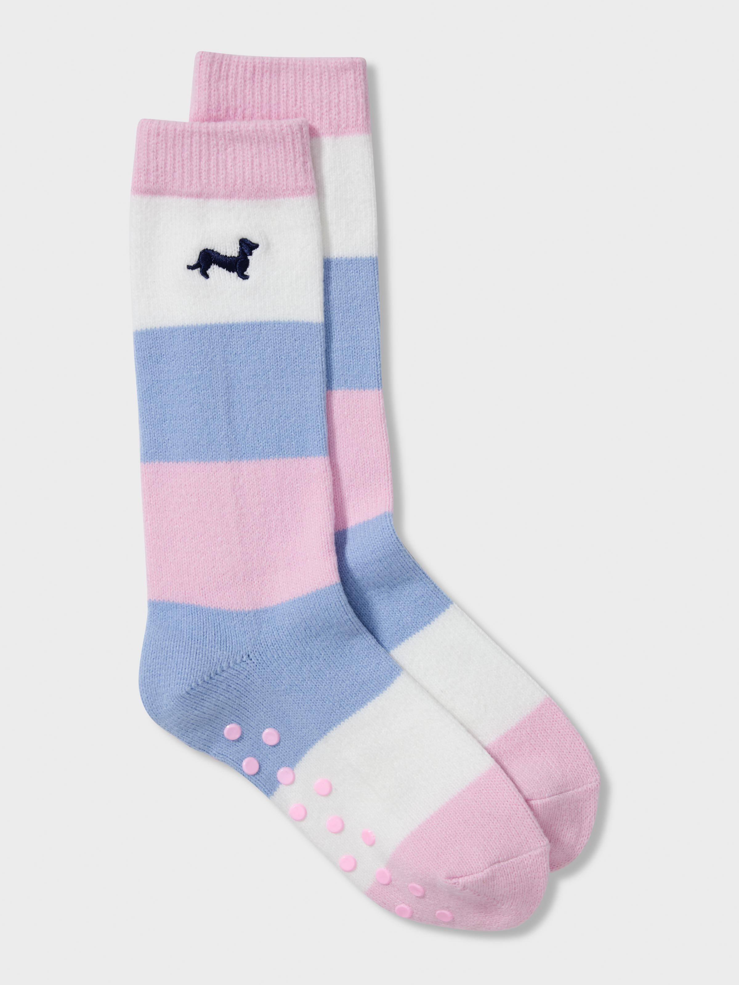 Pretty Block Stripe Sock