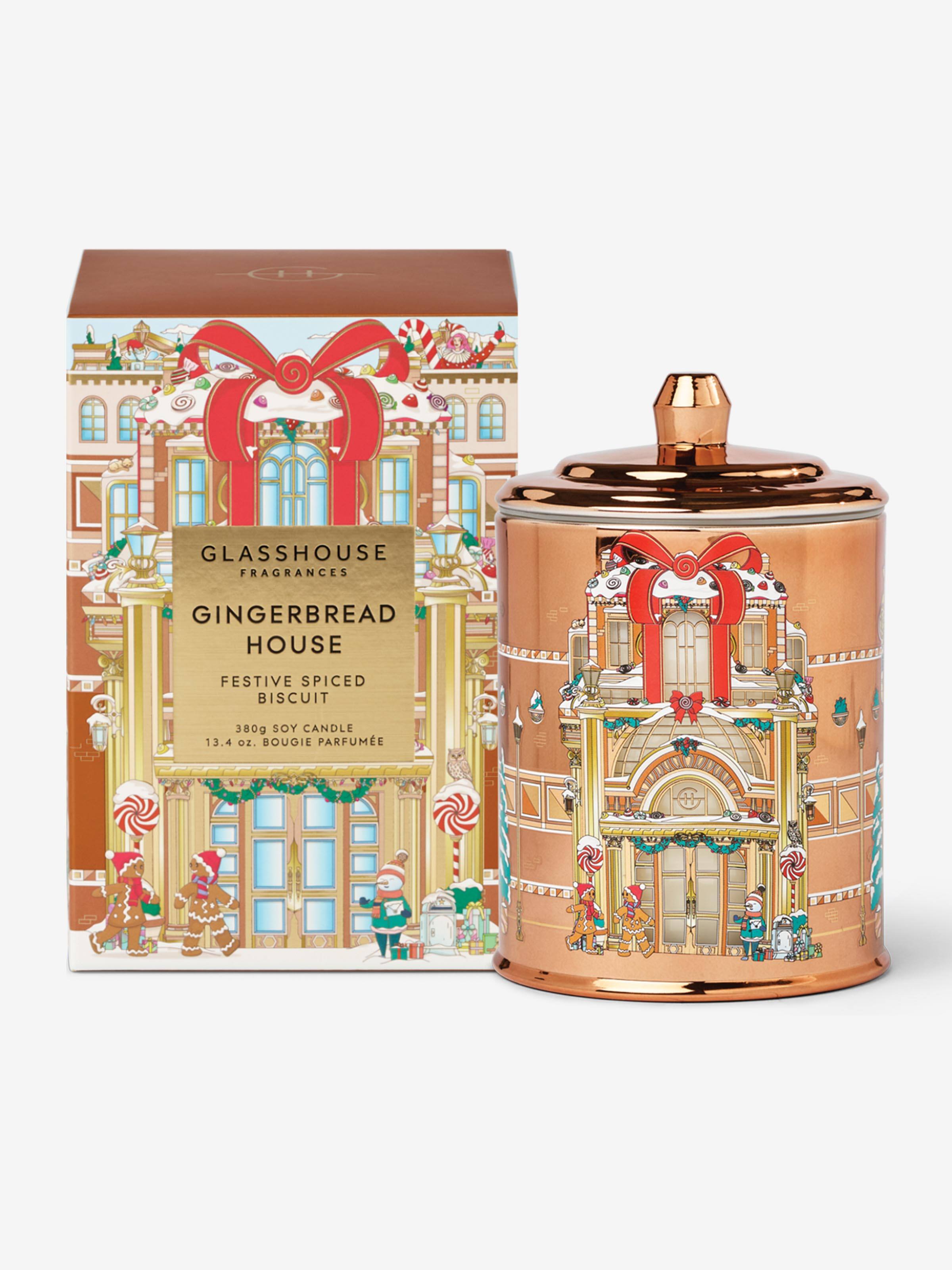 Glasshouse Fragrances Limited Edition Gingerbread House 380G Candle
