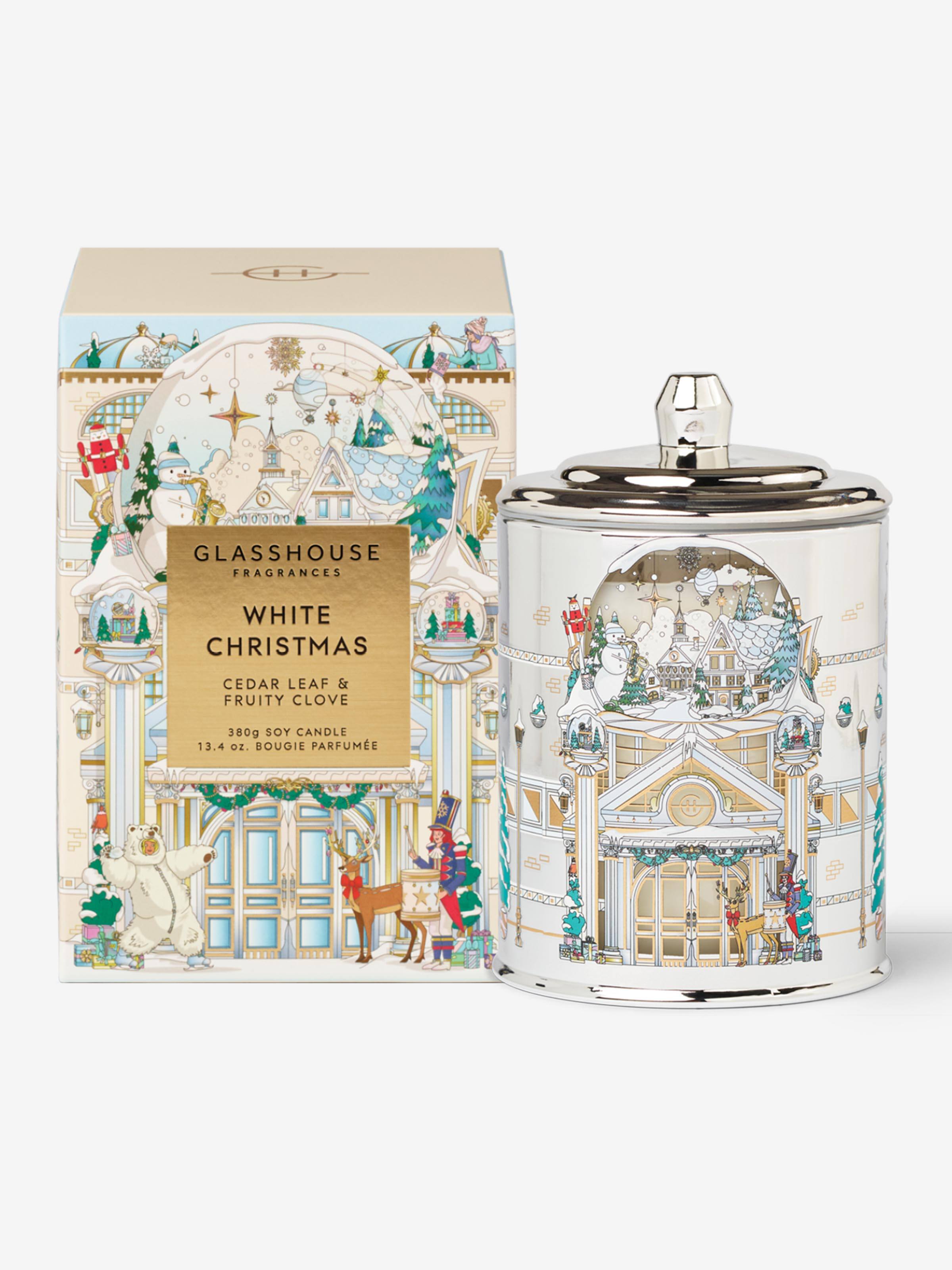Glasshouse Fragrances Limited Edition White Christmas 380G Candle