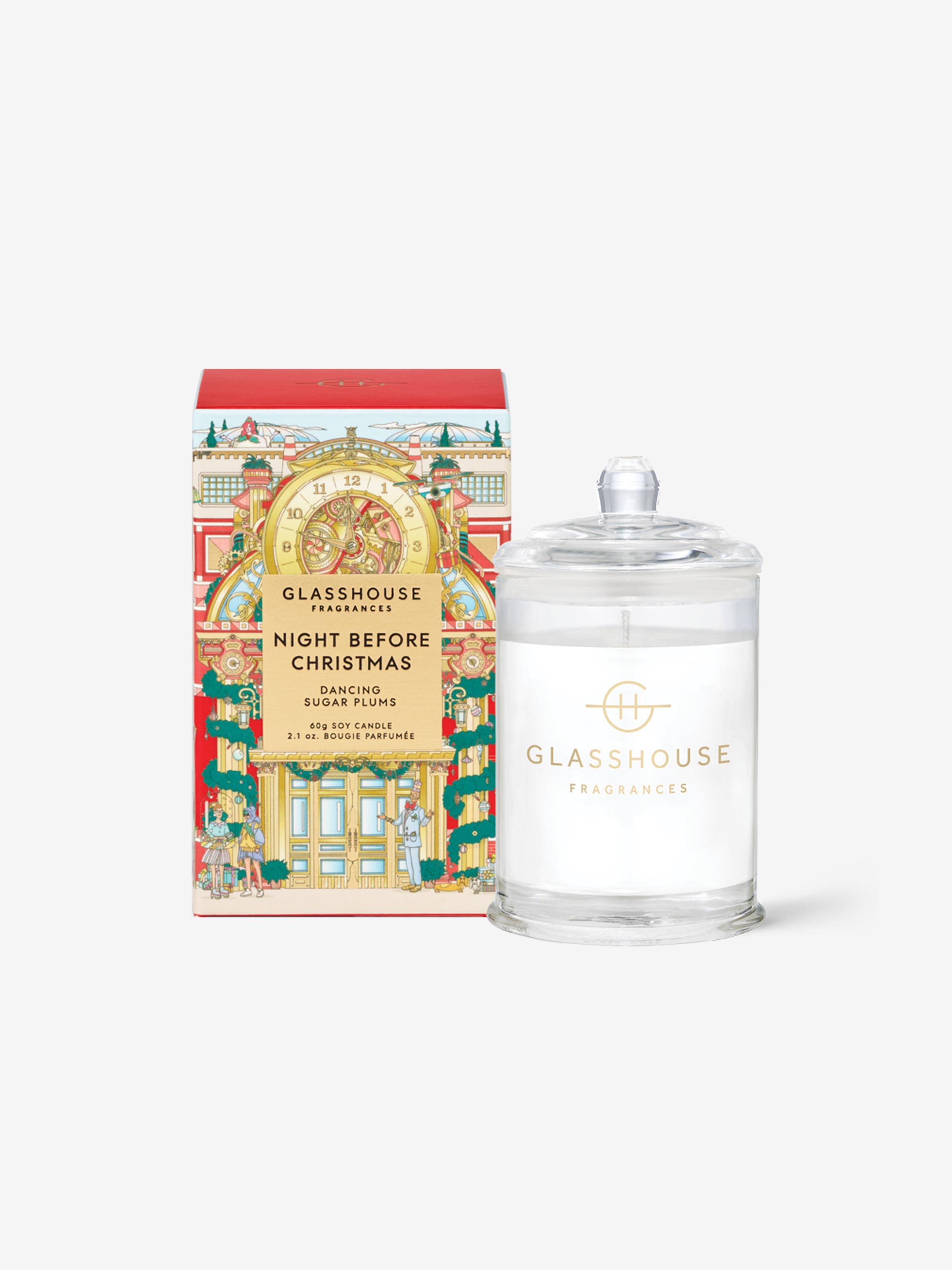 Glasshouse Fragrances Limited Edition Night Before Christmas 60G Candle