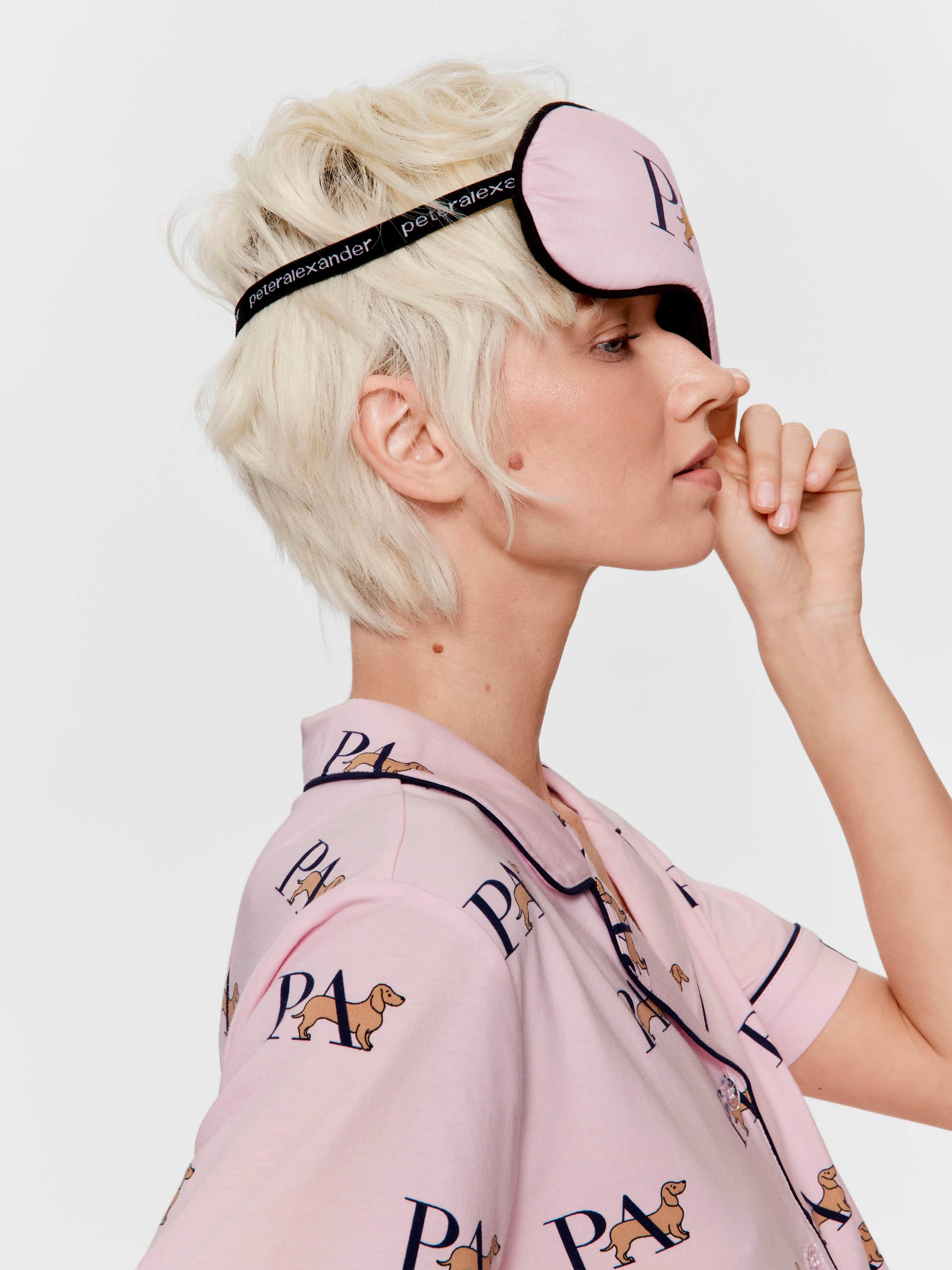 Pink Penny Logo Eye Mask