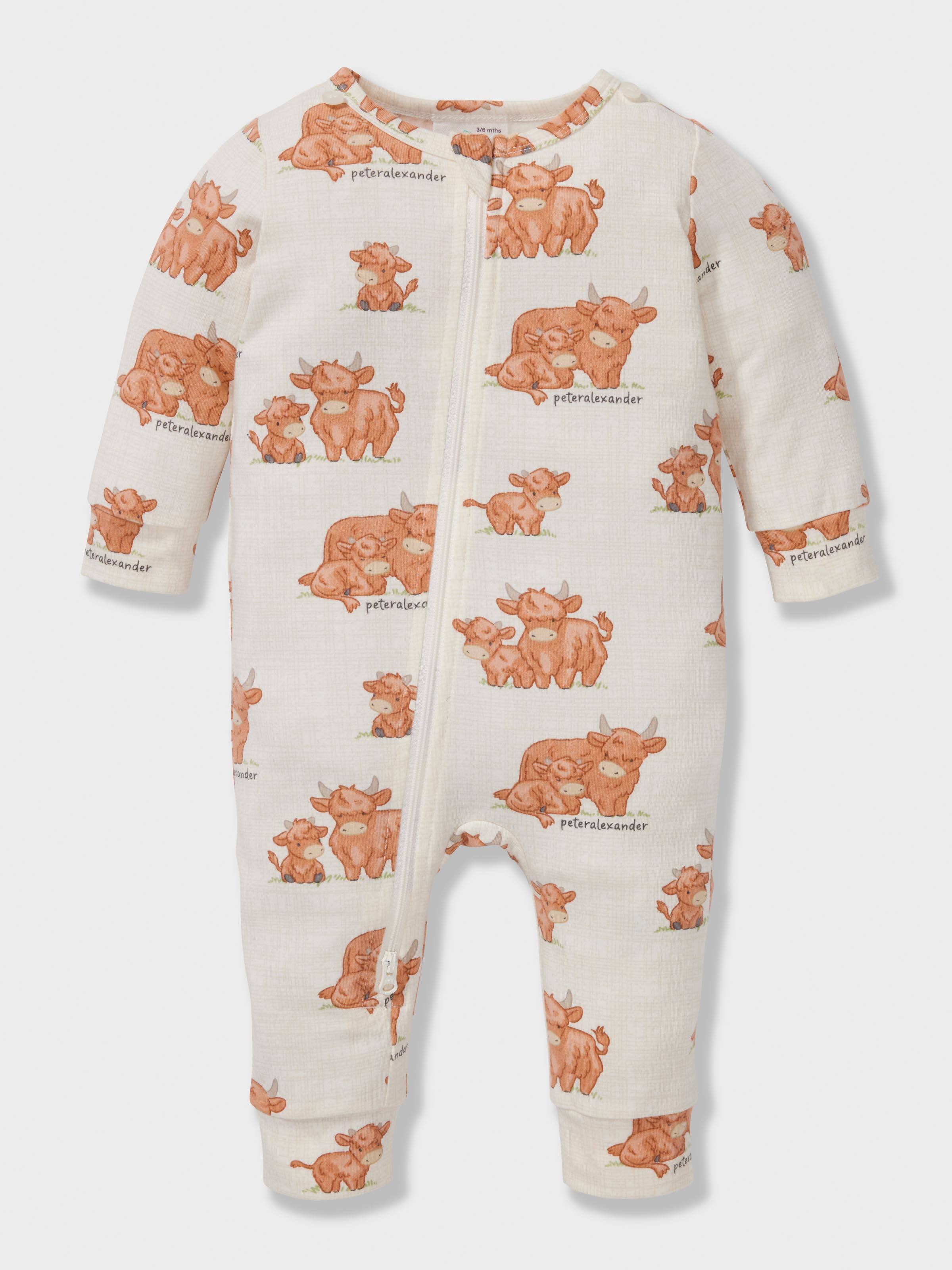 Baby Organics Cow Bib Jumpsuit