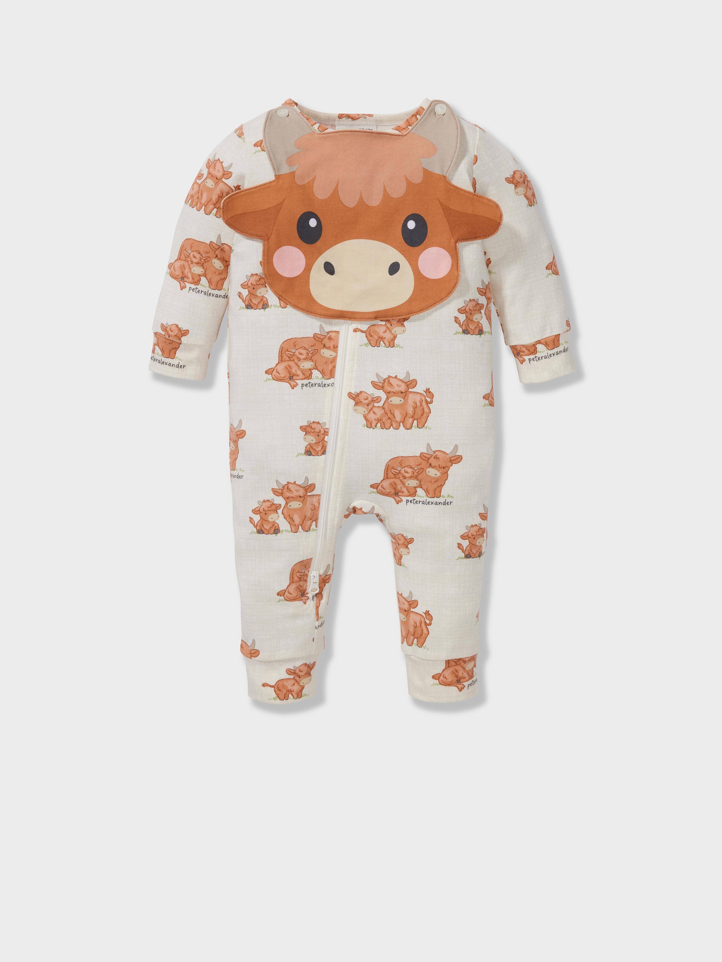 Baby Organics Cow Bib Jumpsuit