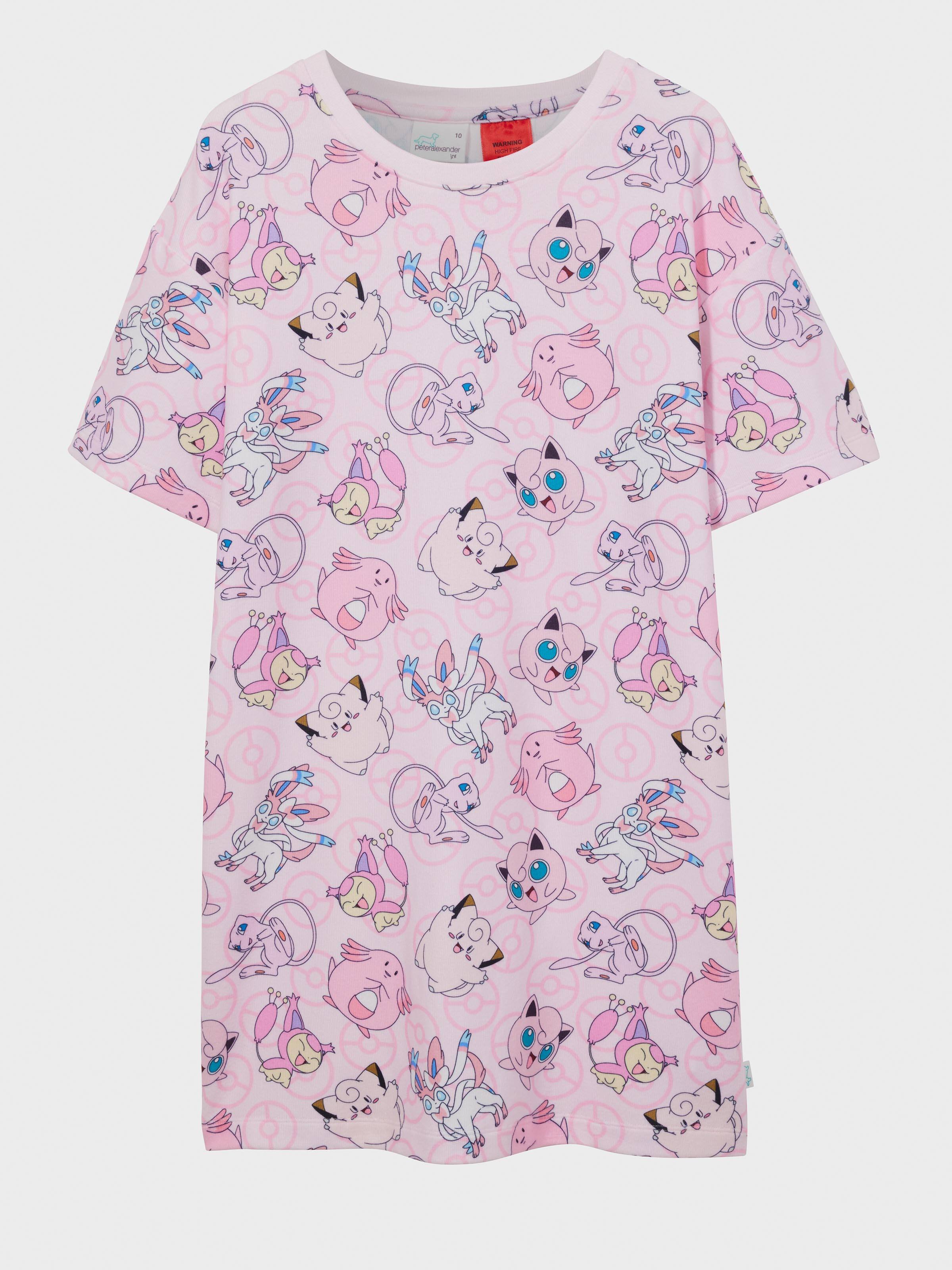 Girls Pokemon Plush Sleep Tee