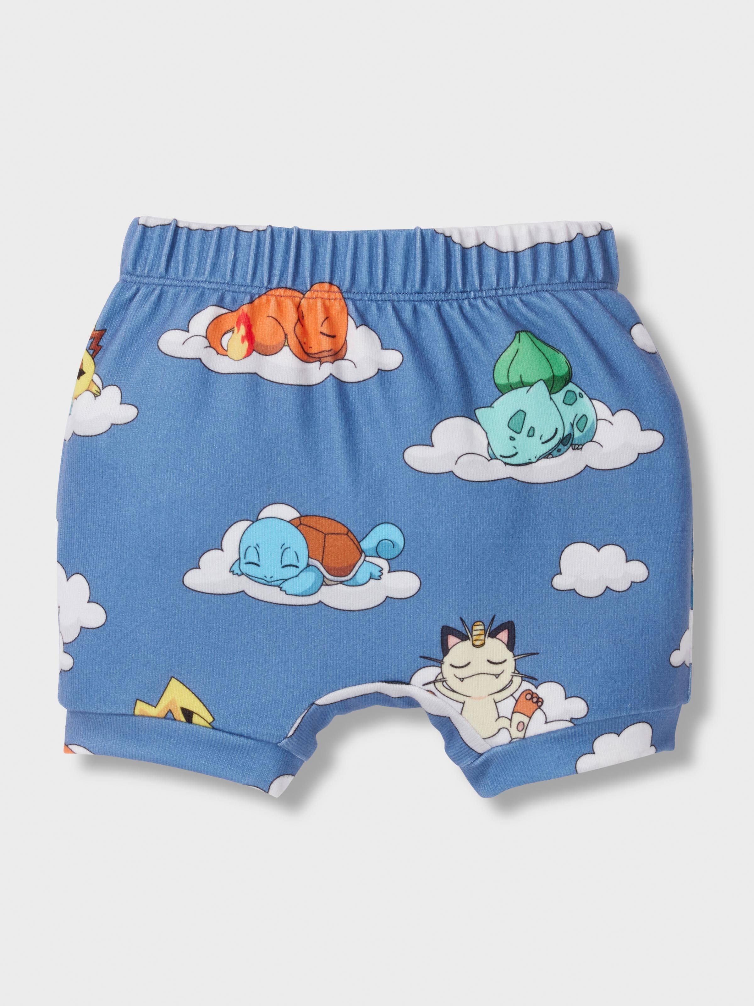 Baby Sleeping Pokemon Plush Short Pj Set