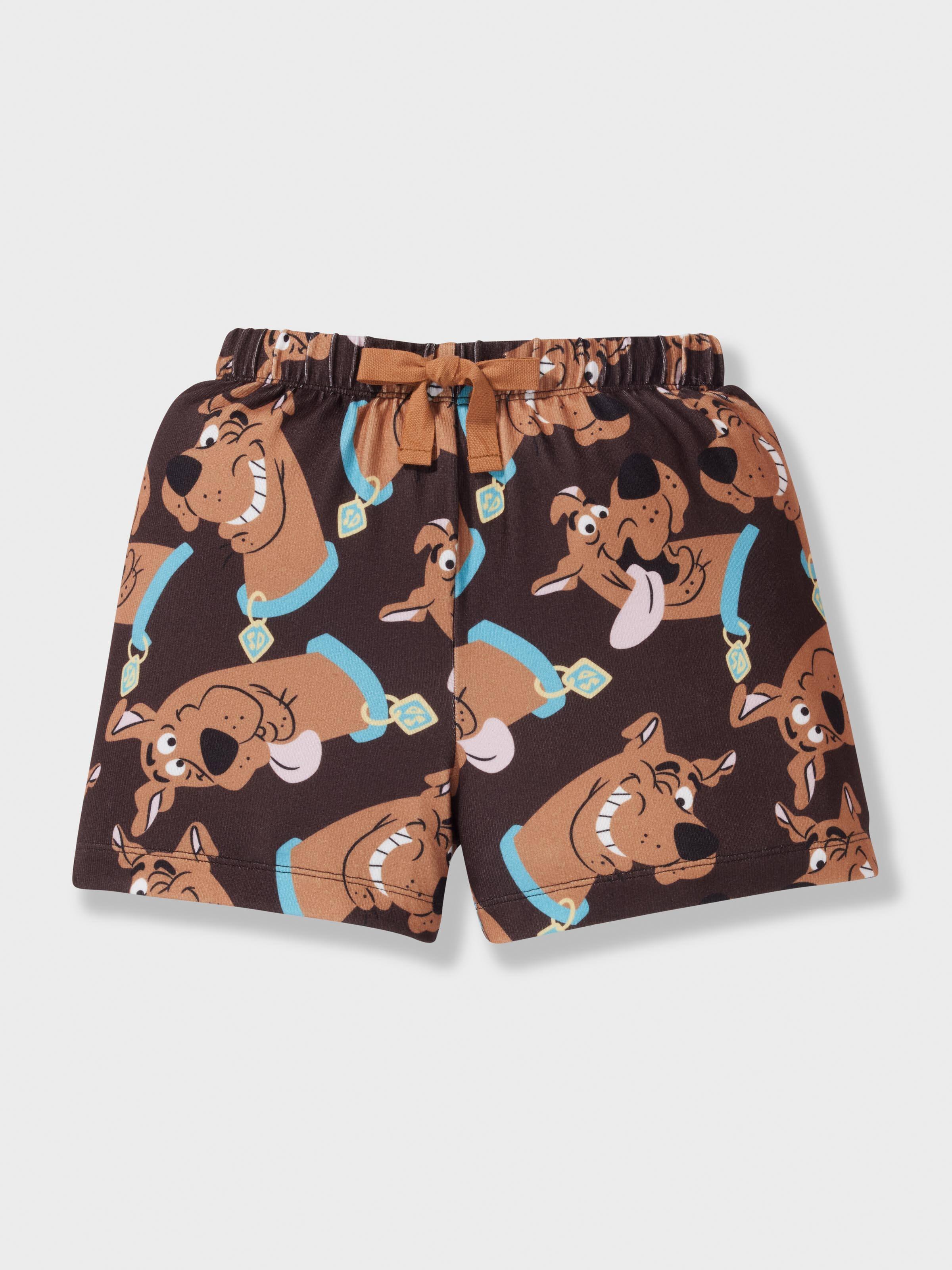 Kids Scooby-Doo Plush Short Pj Set