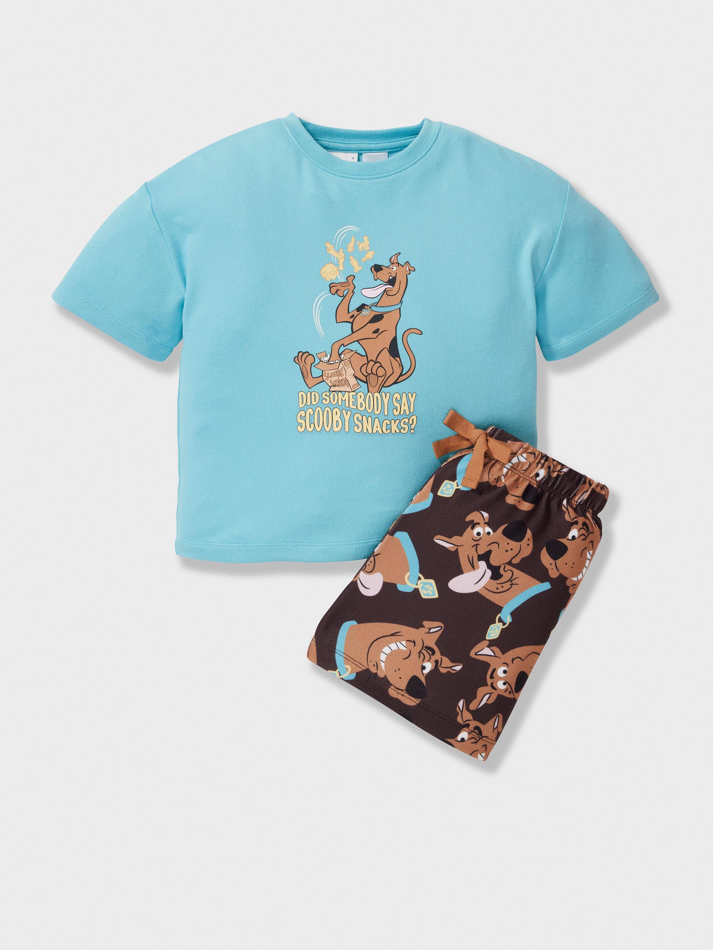 Kids Scooby-Doo Plush Short Pj Set